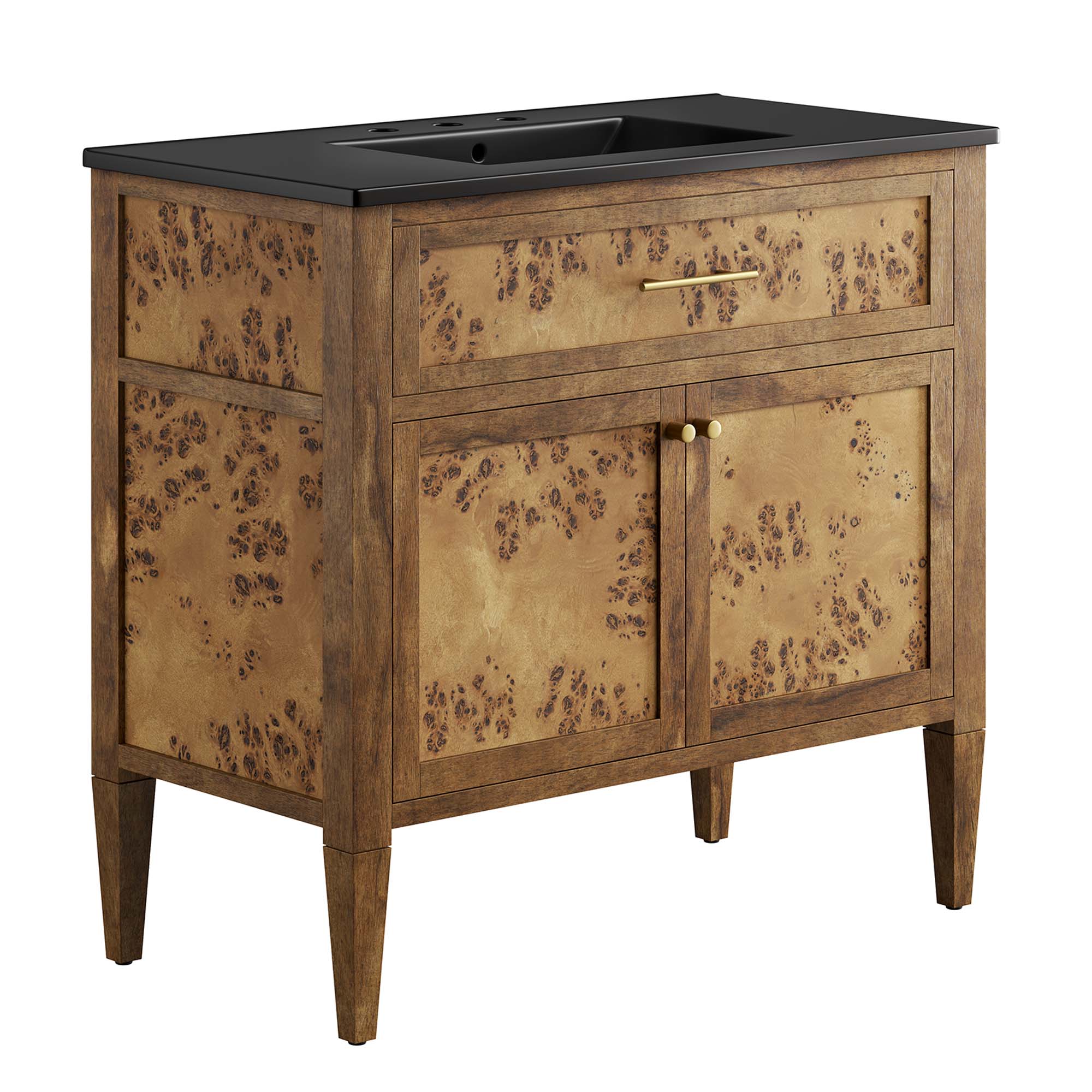 Modway Elysian 36" Wood Bathroom Vanity