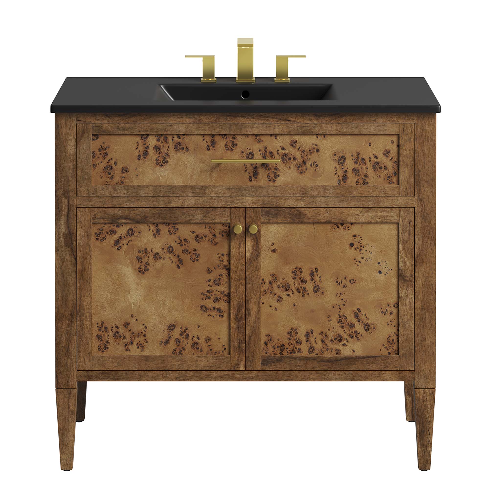 Modway Elysian 36" Wood Bathroom Vanity