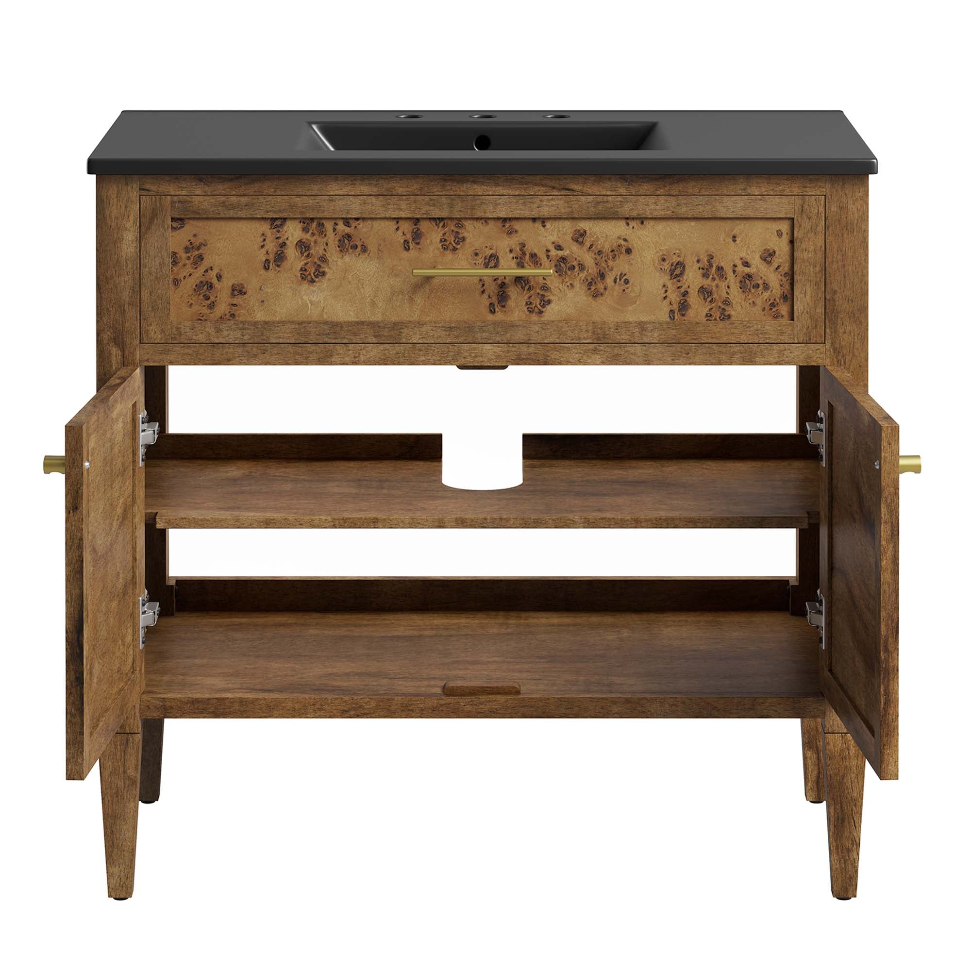 Modway Elysian 36" Wood Bathroom Vanity