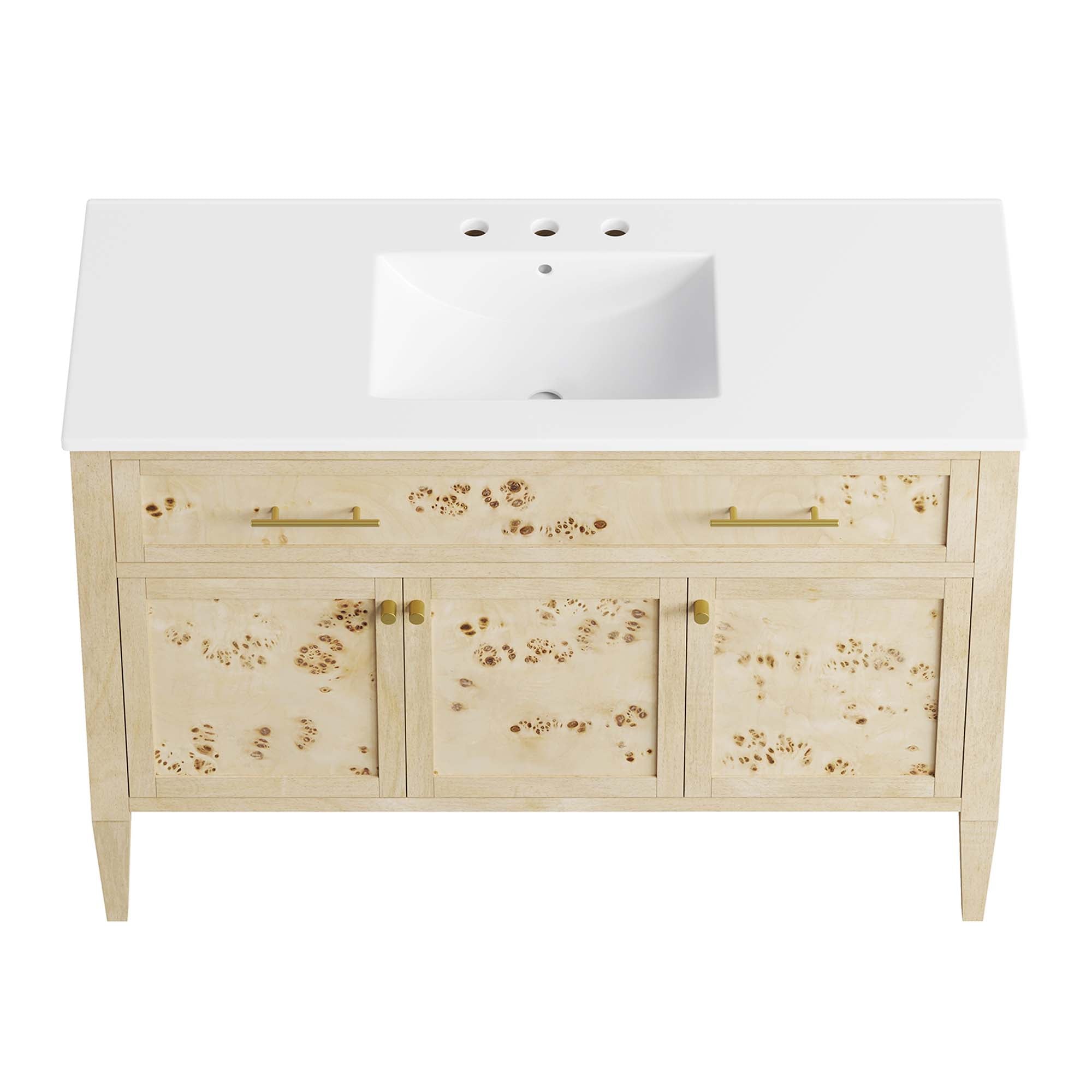 Modway Elysian 48" Wood Single Sink Bathroom Vanity