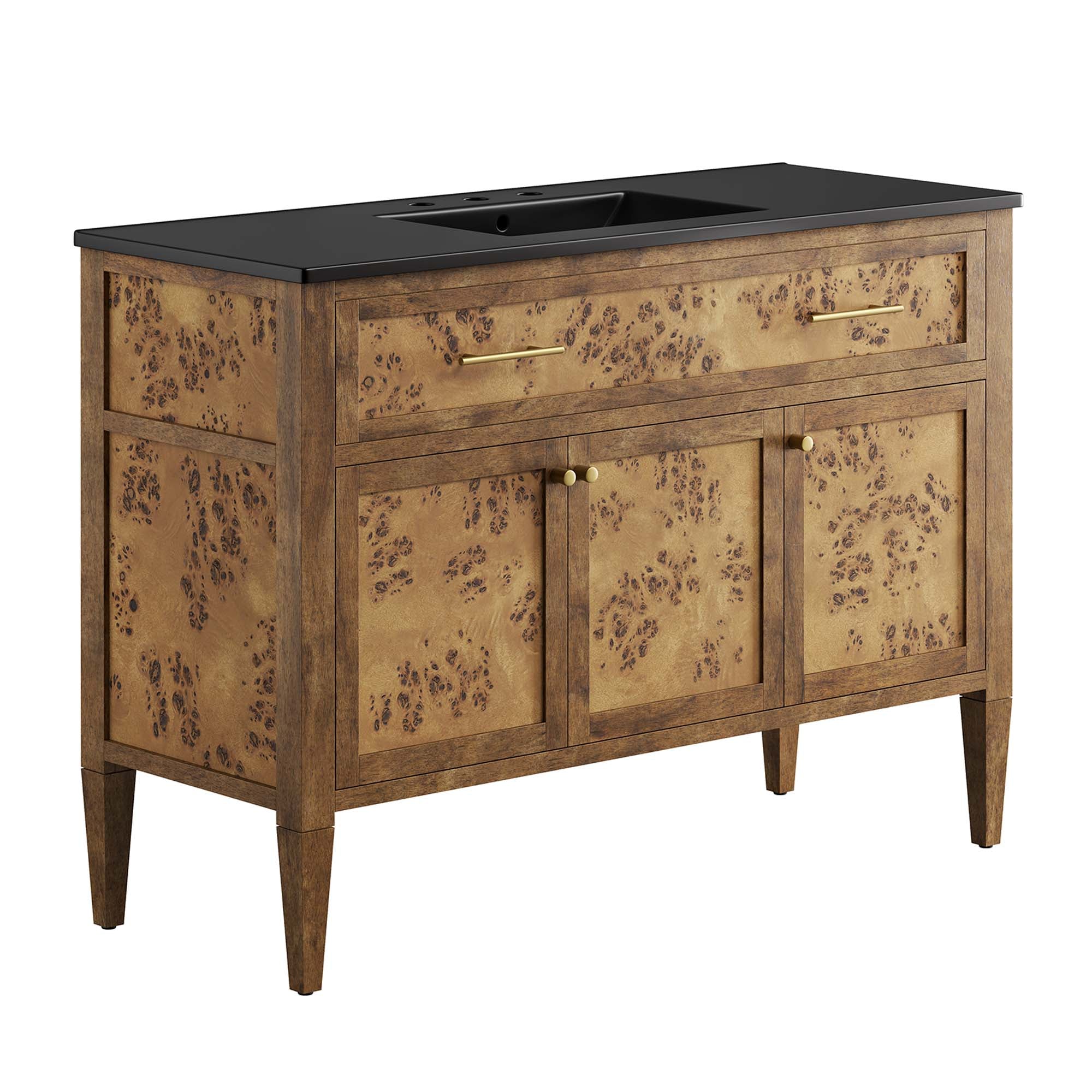 Modway Elysian 48" Wood Single Sink Bathroom Vanity