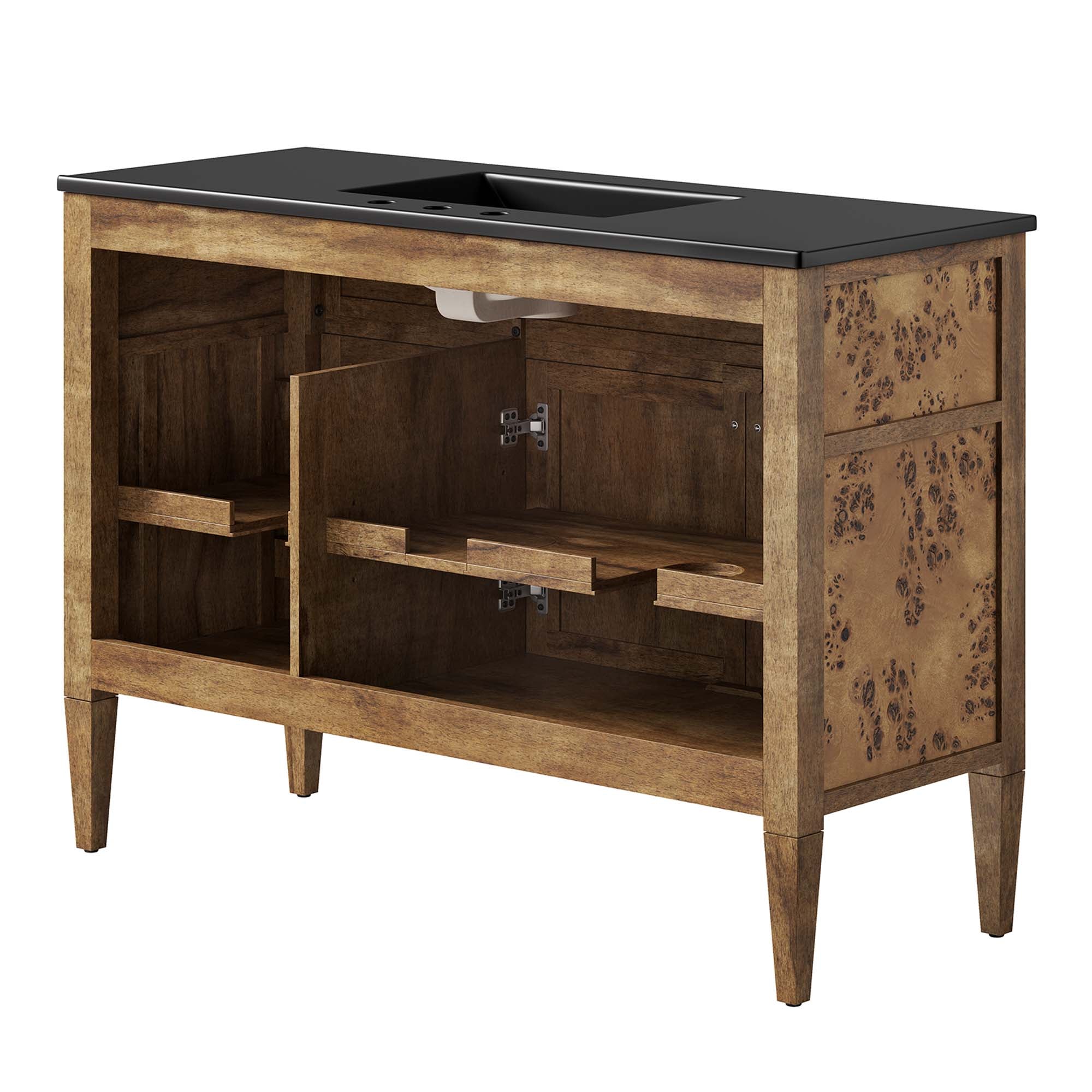 Modway Elysian 48" Wood Single Sink Bathroom Vanity
