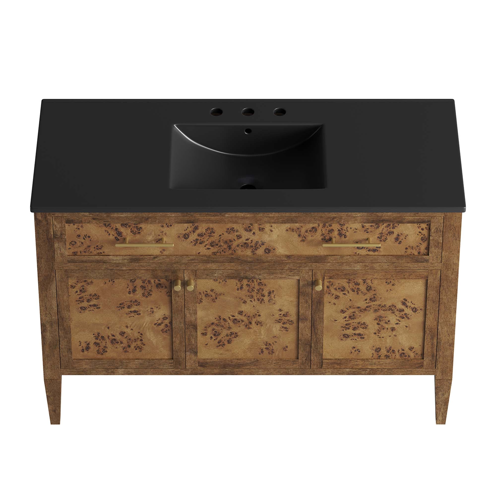 Modway Elysian 48" Wood Single Sink Bathroom Vanity