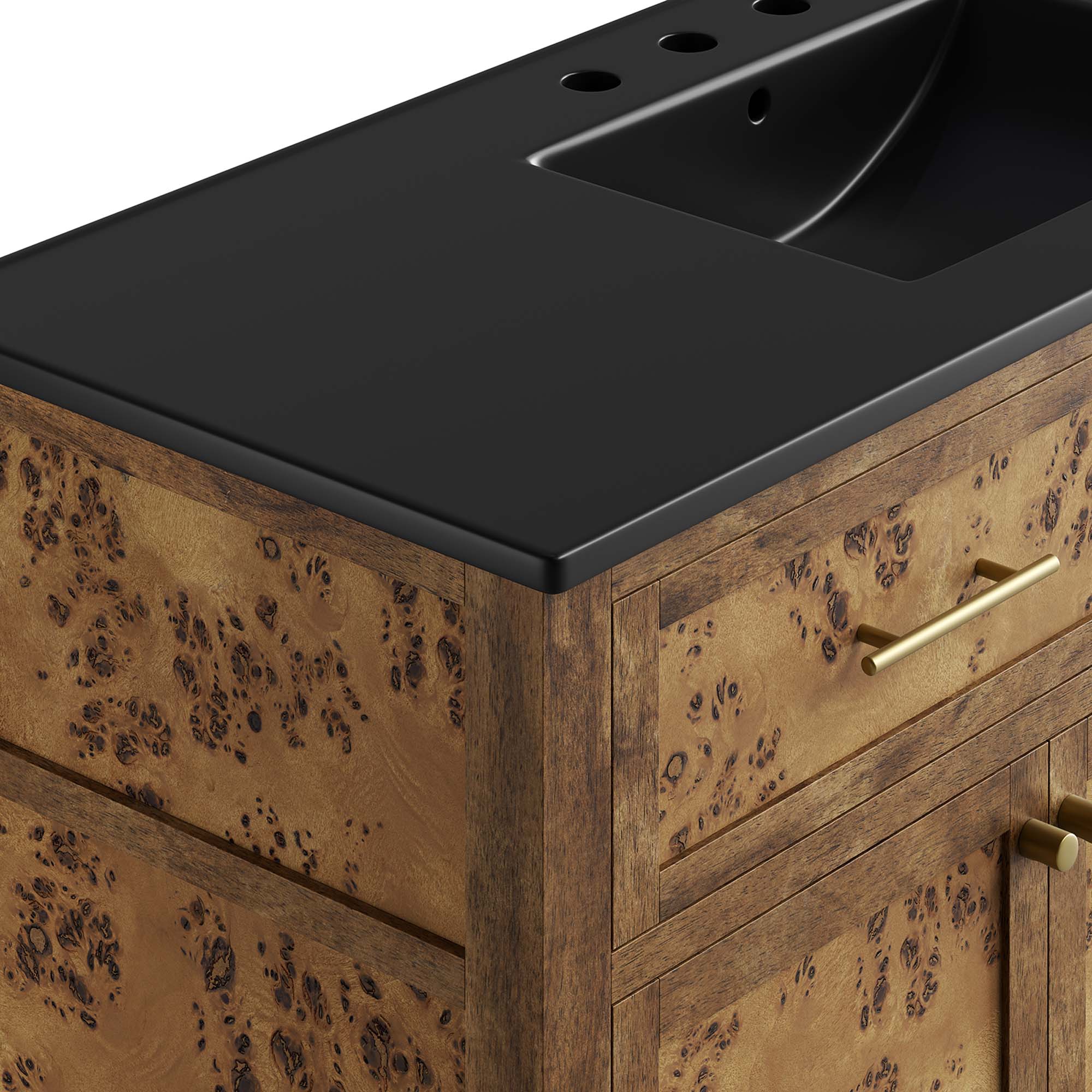 Modway Elysian 48" Wood Single Sink Bathroom Vanity
