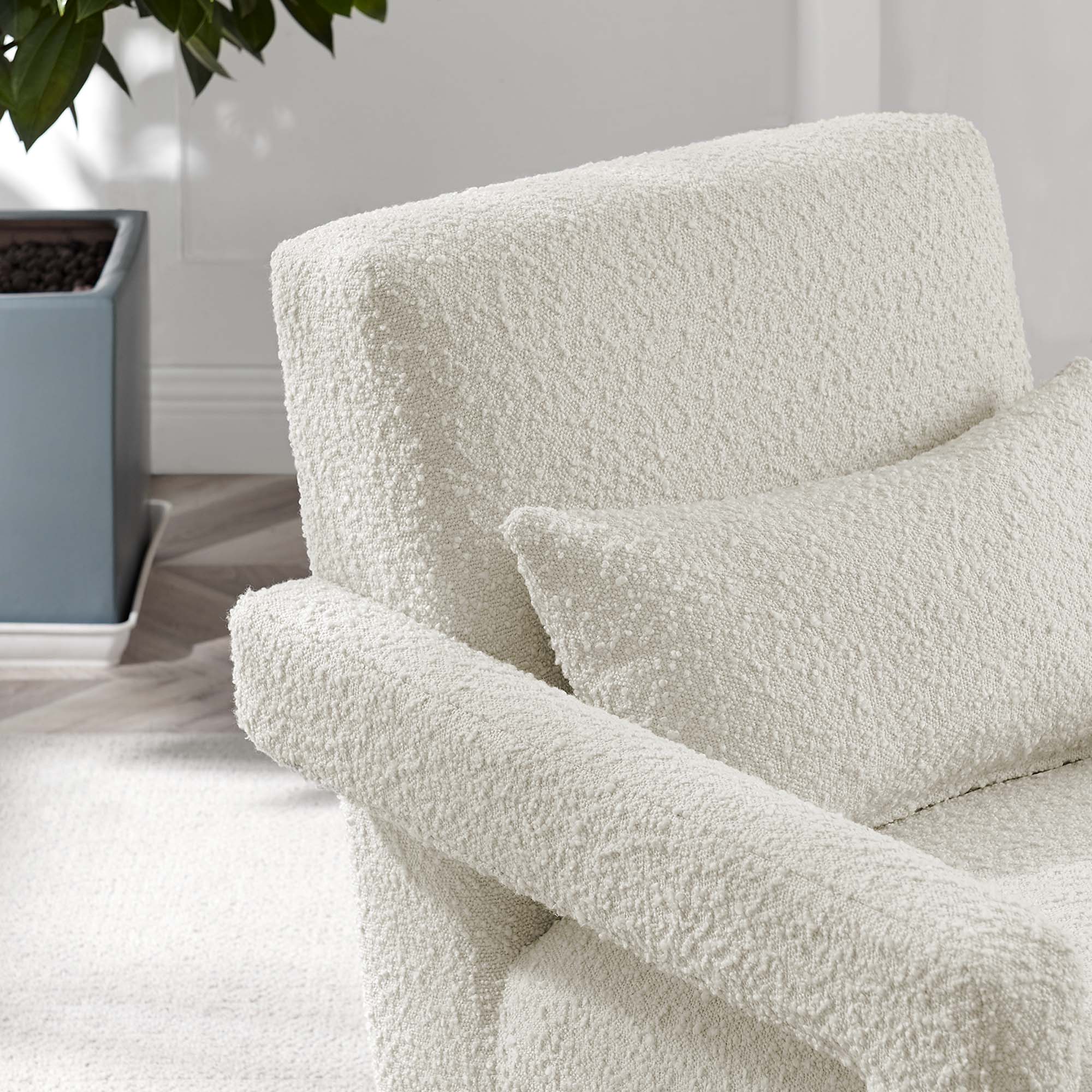 Modway Mirage Boucle Upholstered Armchair
