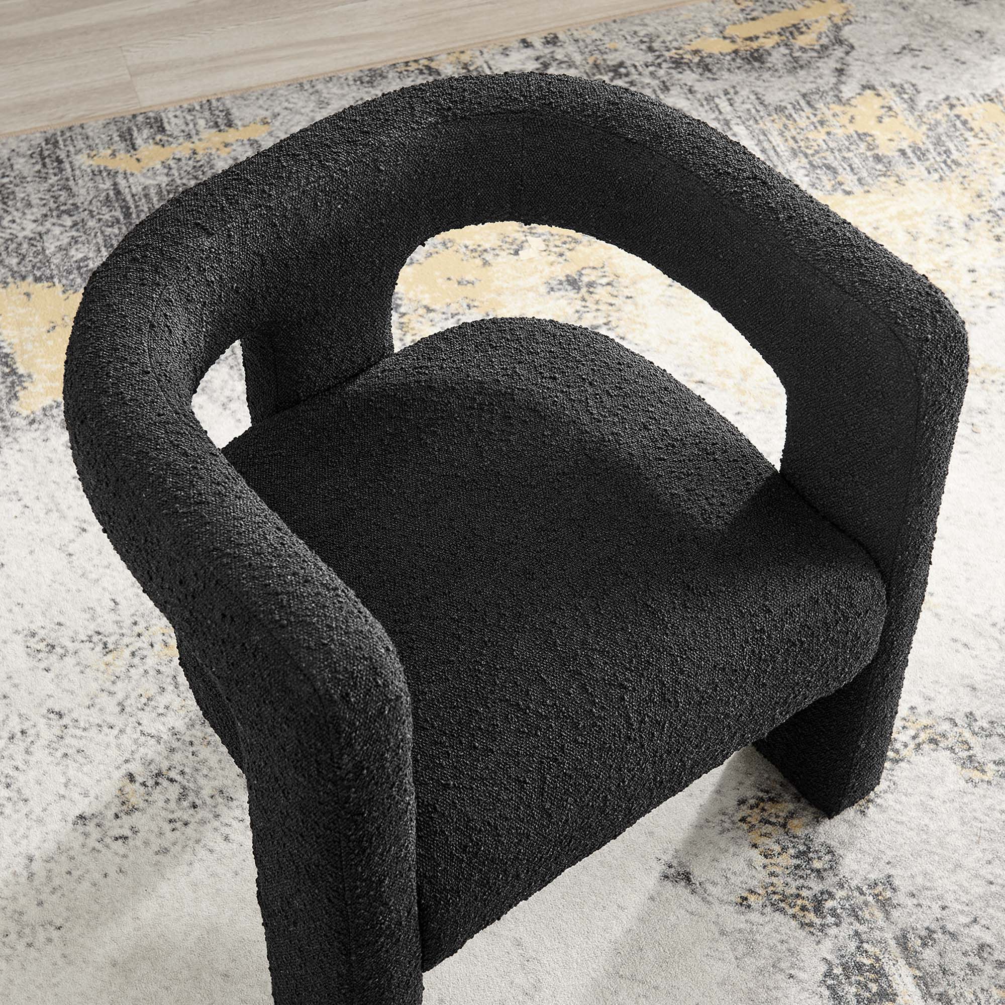 Modway Kayla Boucle Upholstered Armchair