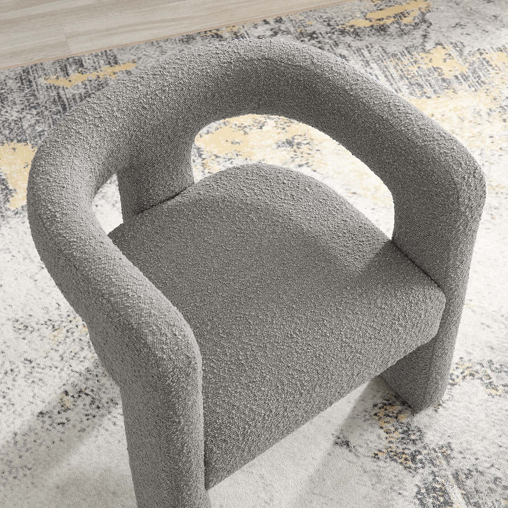 Modway Kayla Boucle Upholstered Armchair
