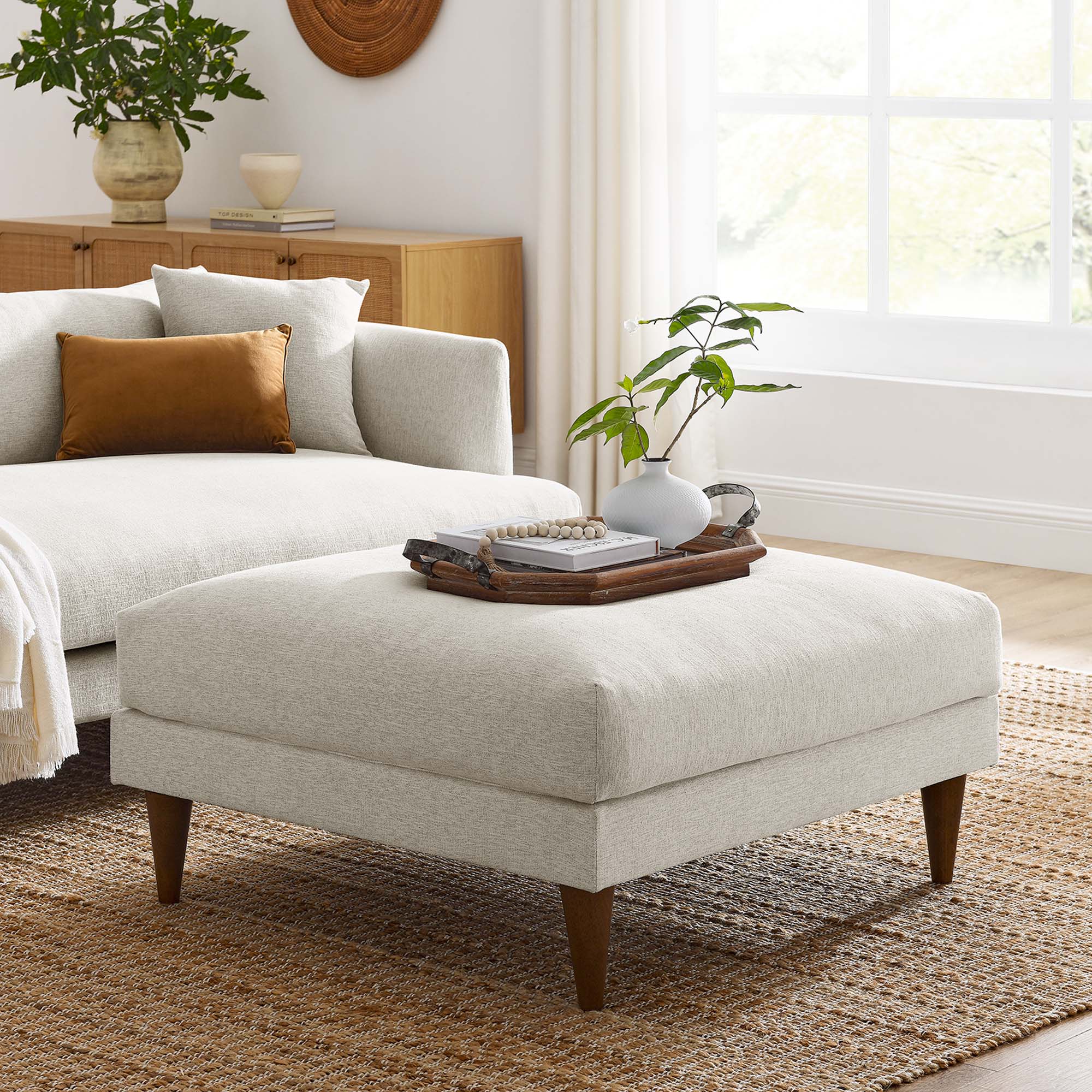 Modway Zoya Down Filled Overstuffed Ottoman