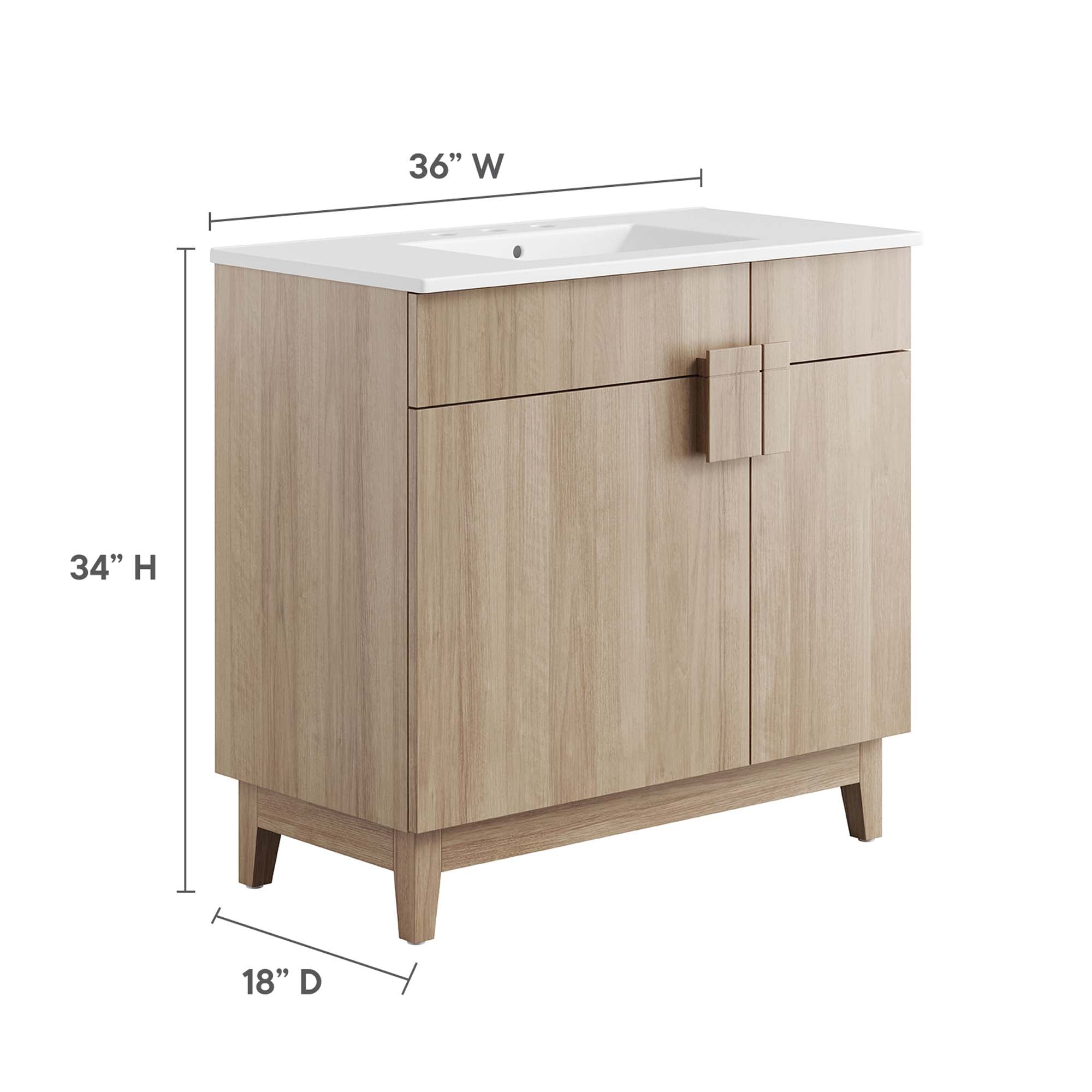 Modway Miles 36” Bathroom Vanity