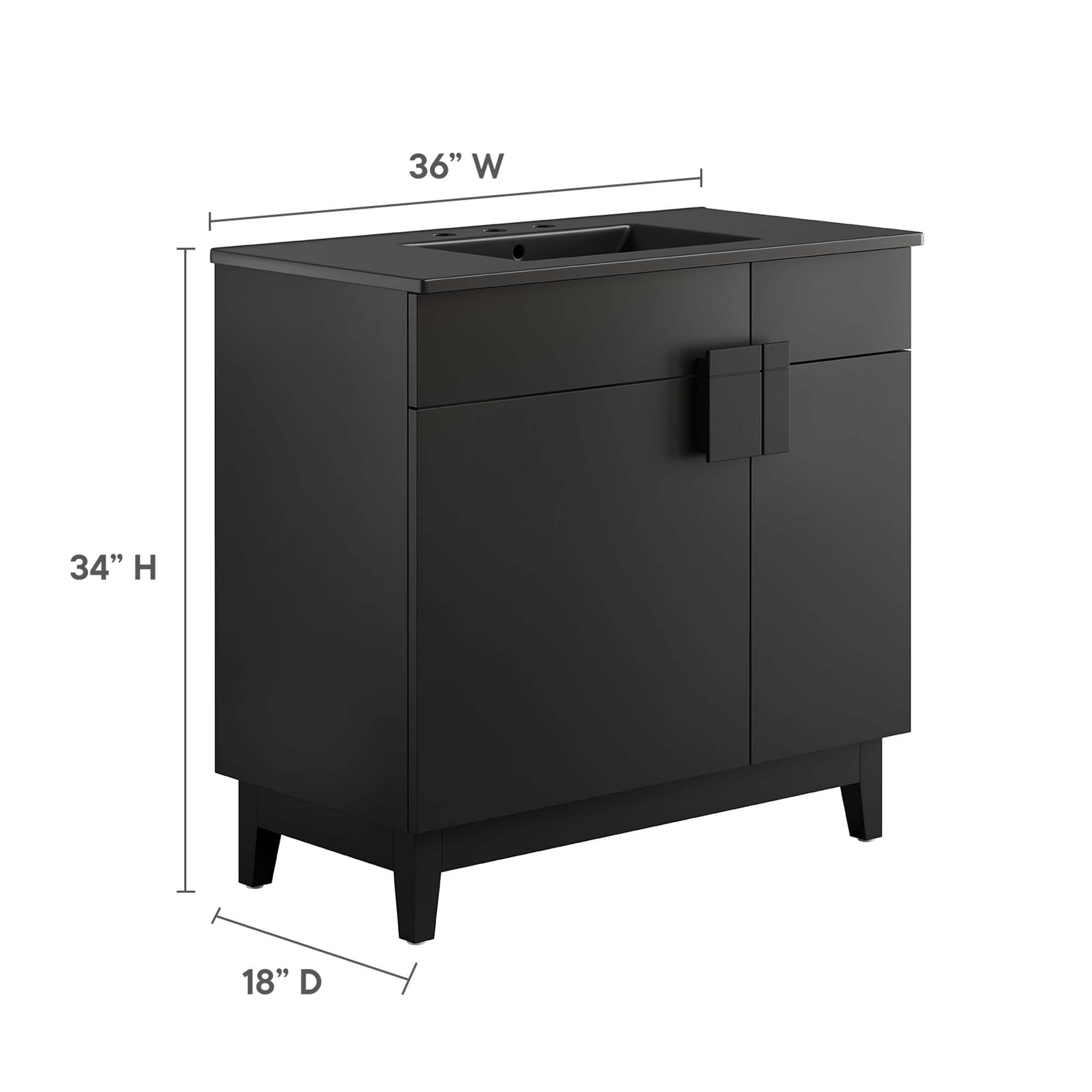 Modway Miles 36” Bathroom Vanity