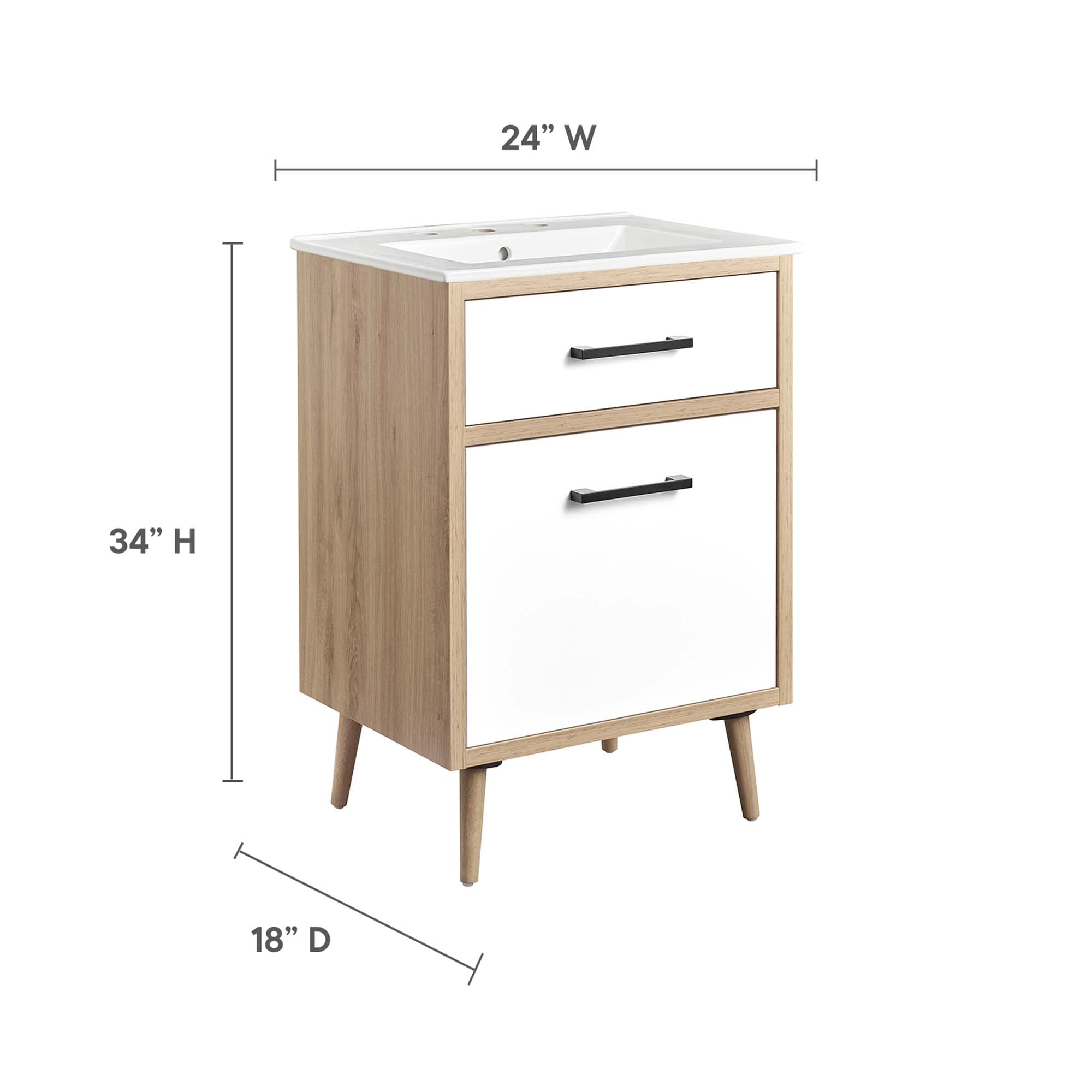 Modway Maverick 24" Bathroom Vanity