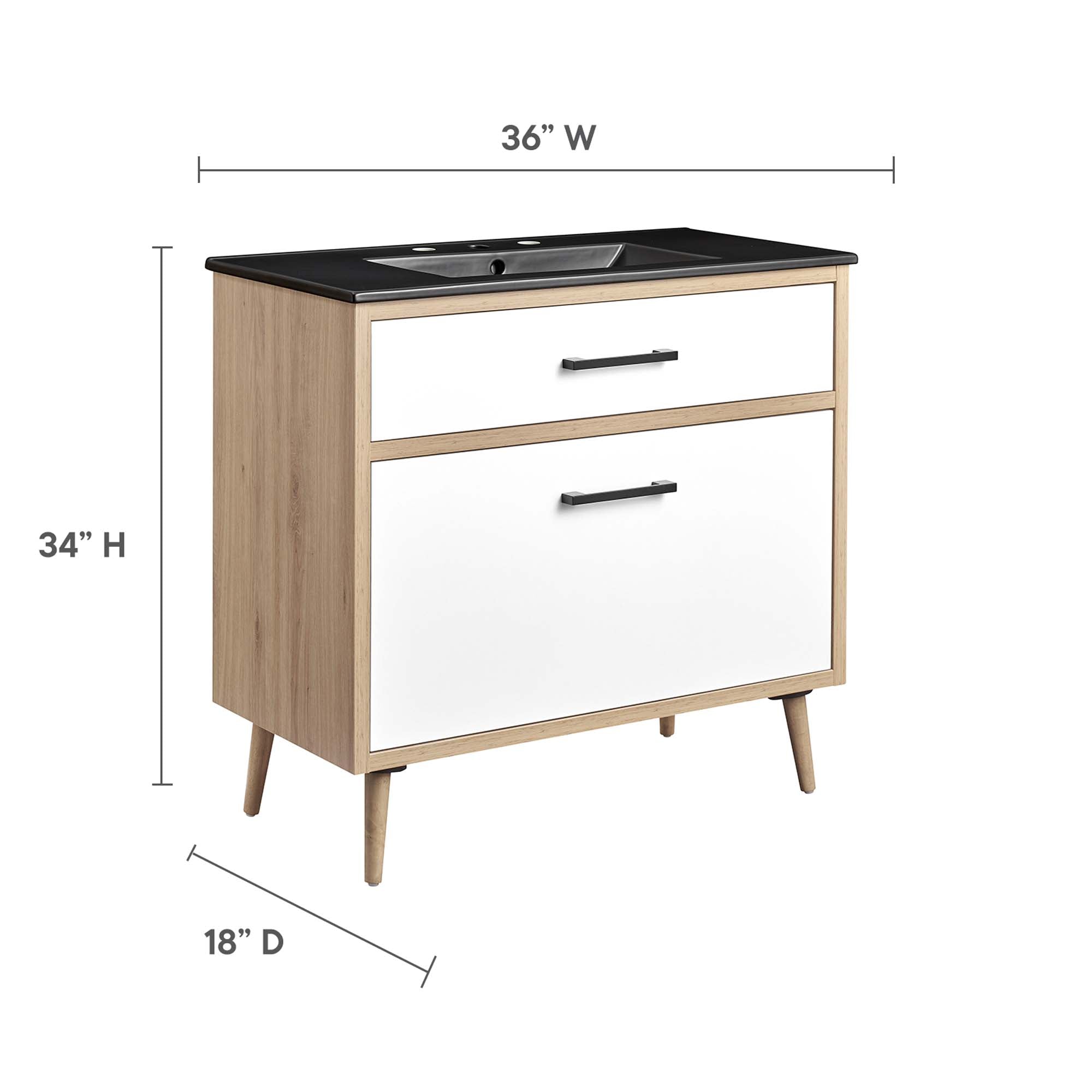 Modway Maverick 36" Bathroom Vanity