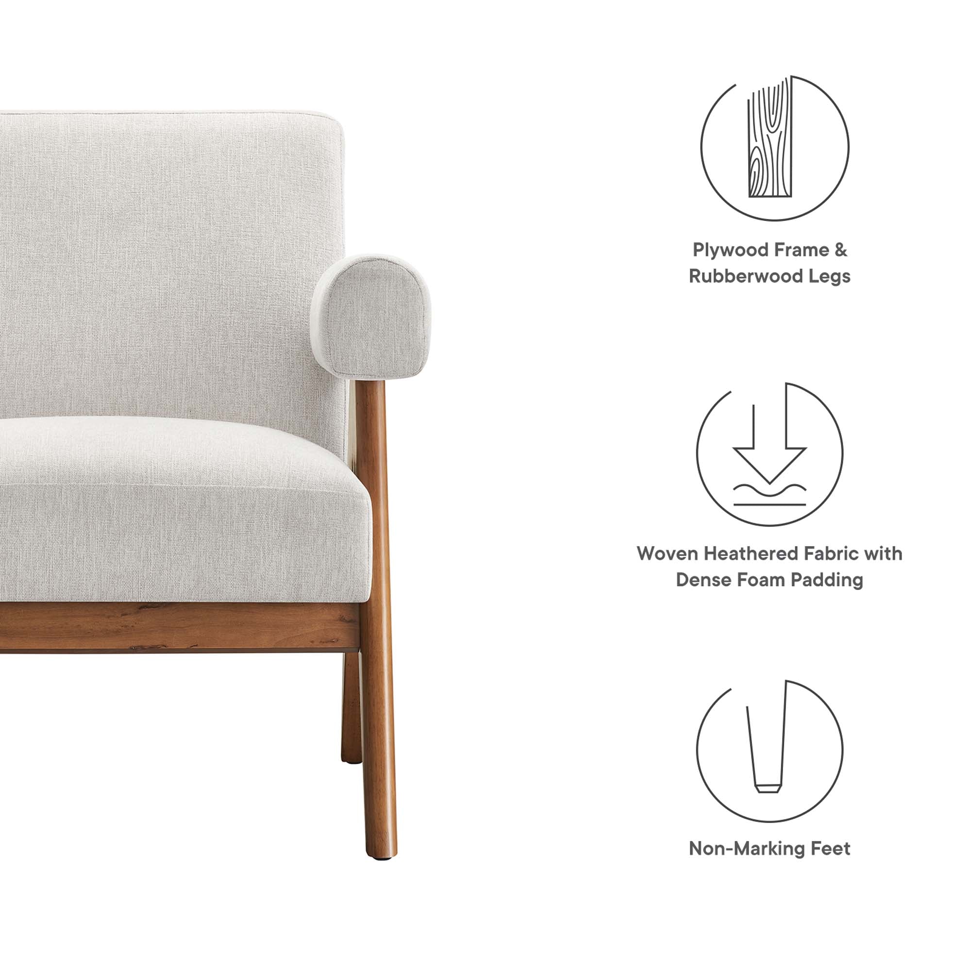 Modway Lyra Fabric Armchair