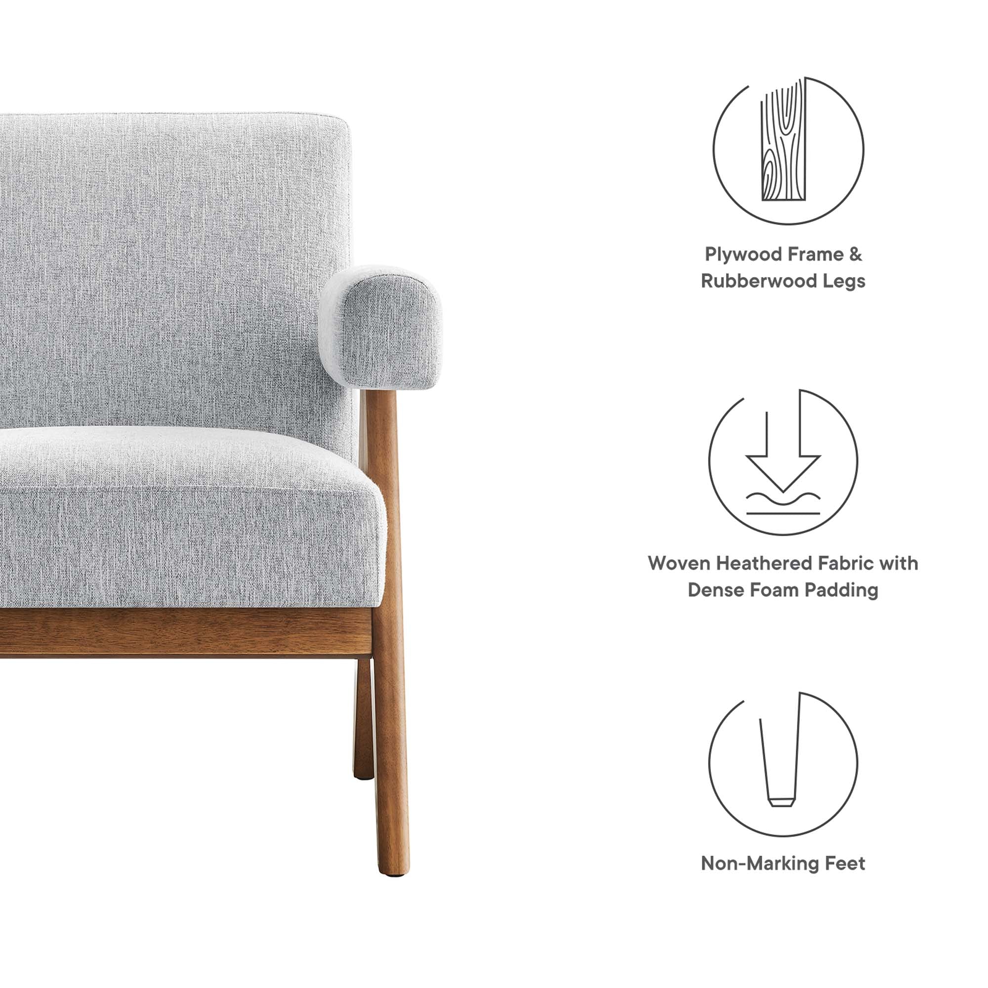 Modway Lyra Fabric Armchair