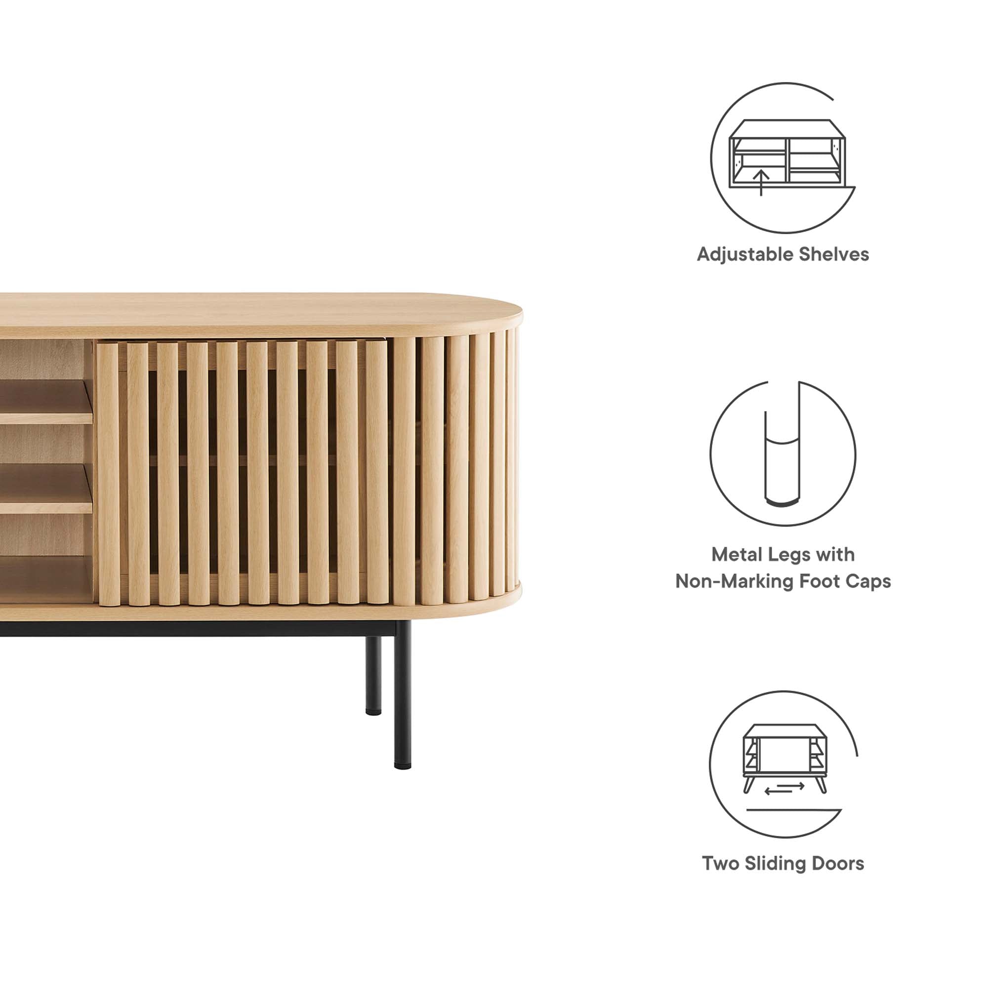 Modway Fortitude 71" TV Stand