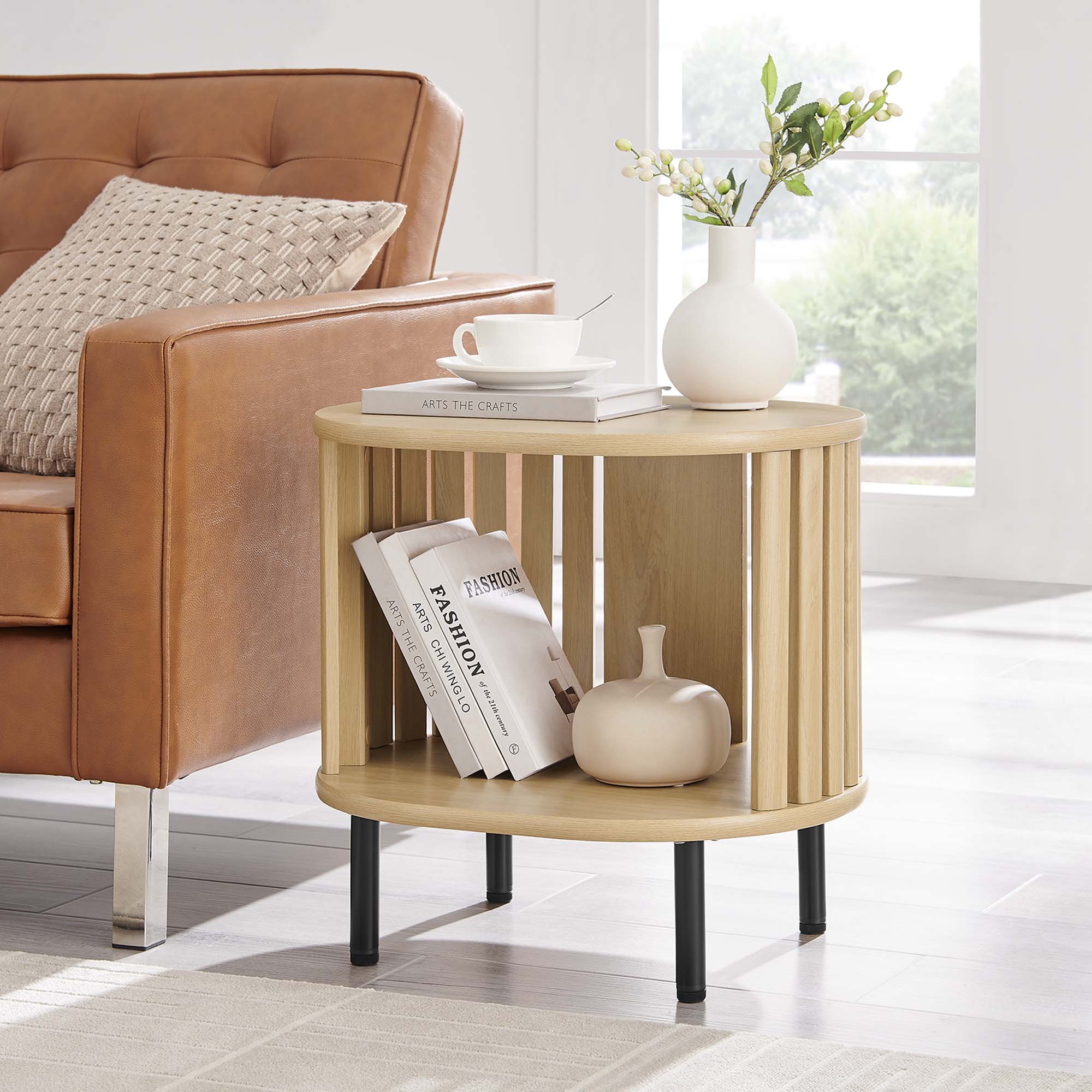 Modway Fortitude Side Table with Open Storage – EEI-6523