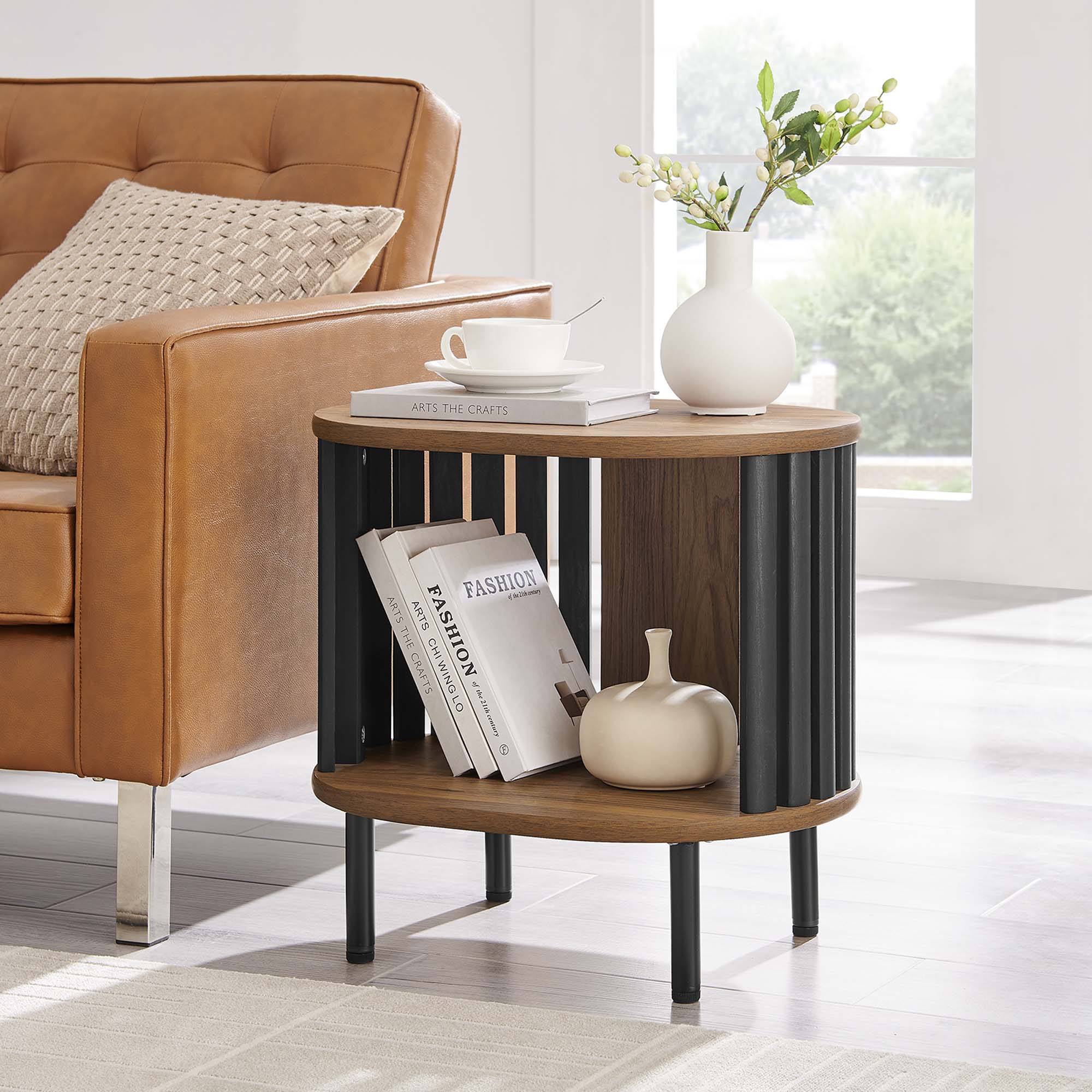 Modway Fortitude Side Table with Open Storage – EEI-6523