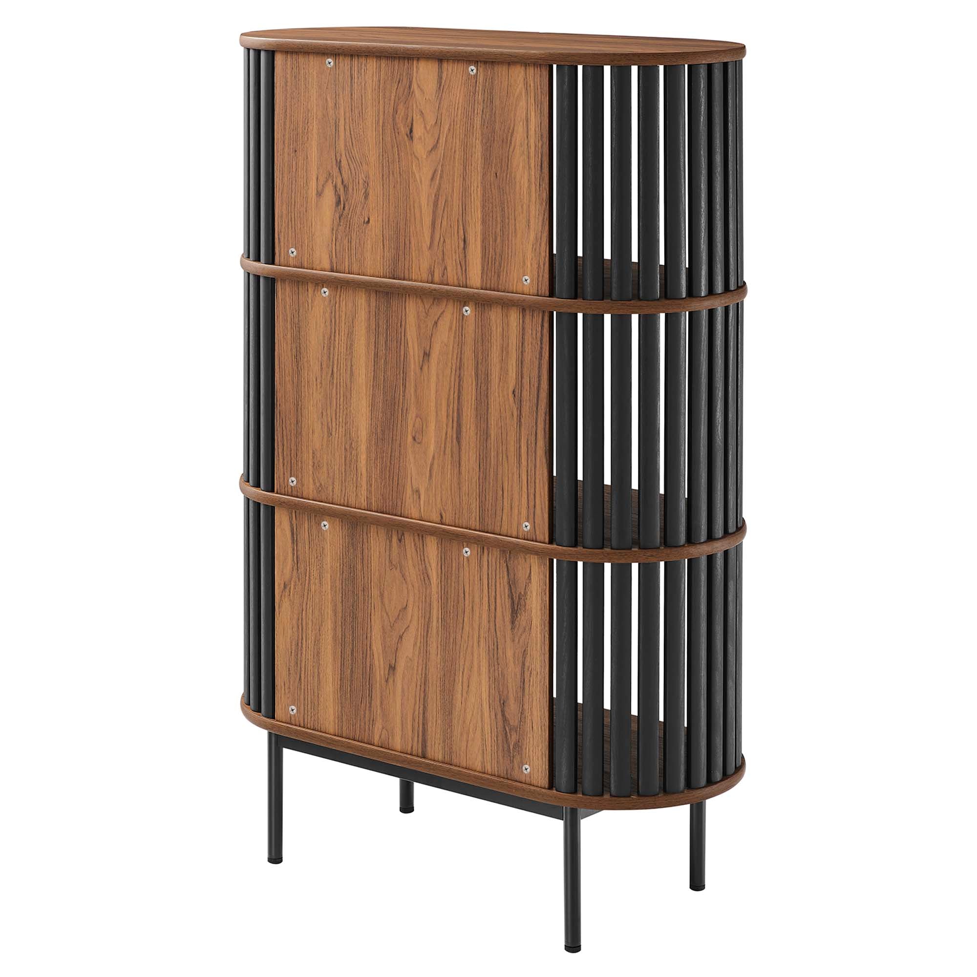 Modway Fortitude Three Tier Display Cabinet