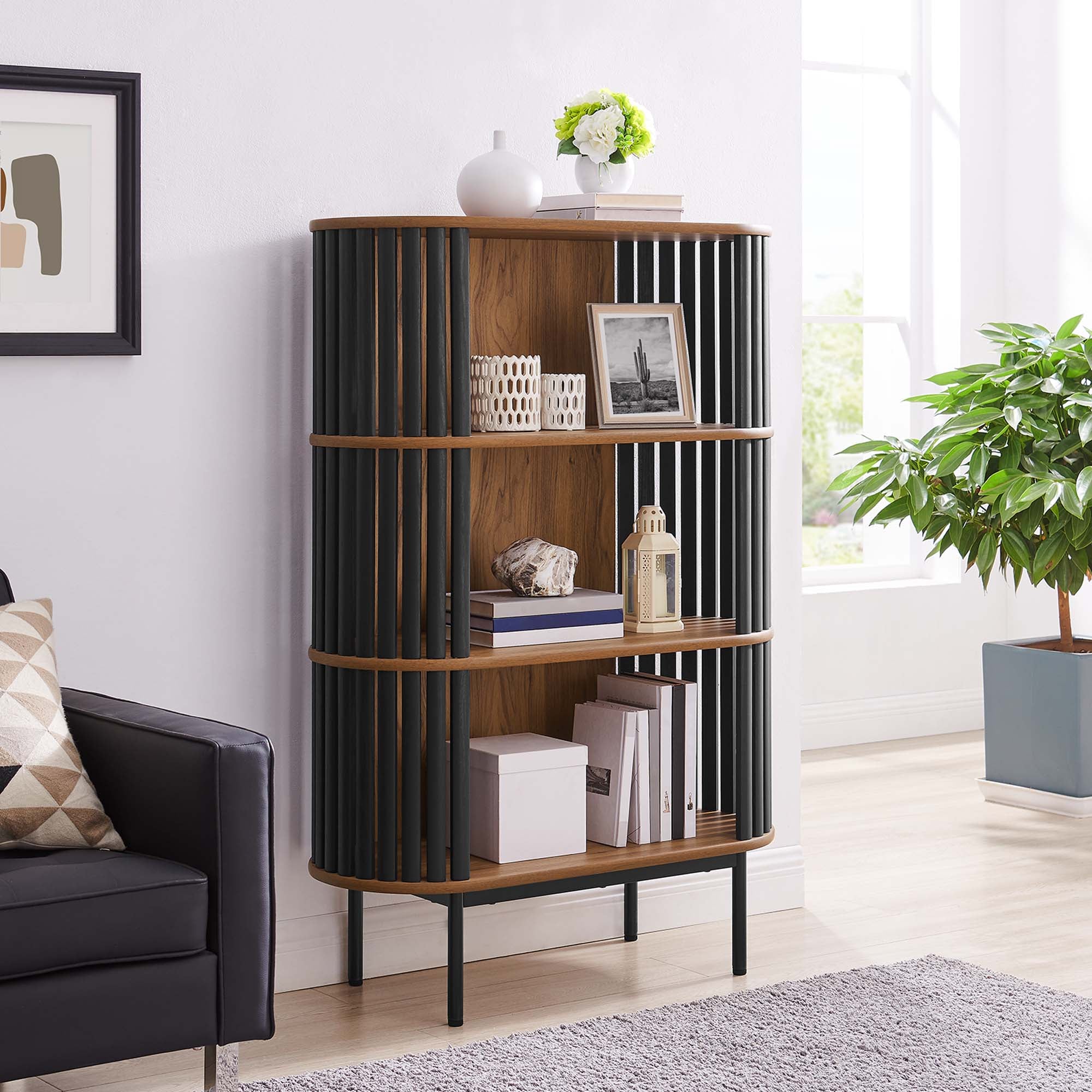 Modway Fortitude Three Tier Display Cabinet