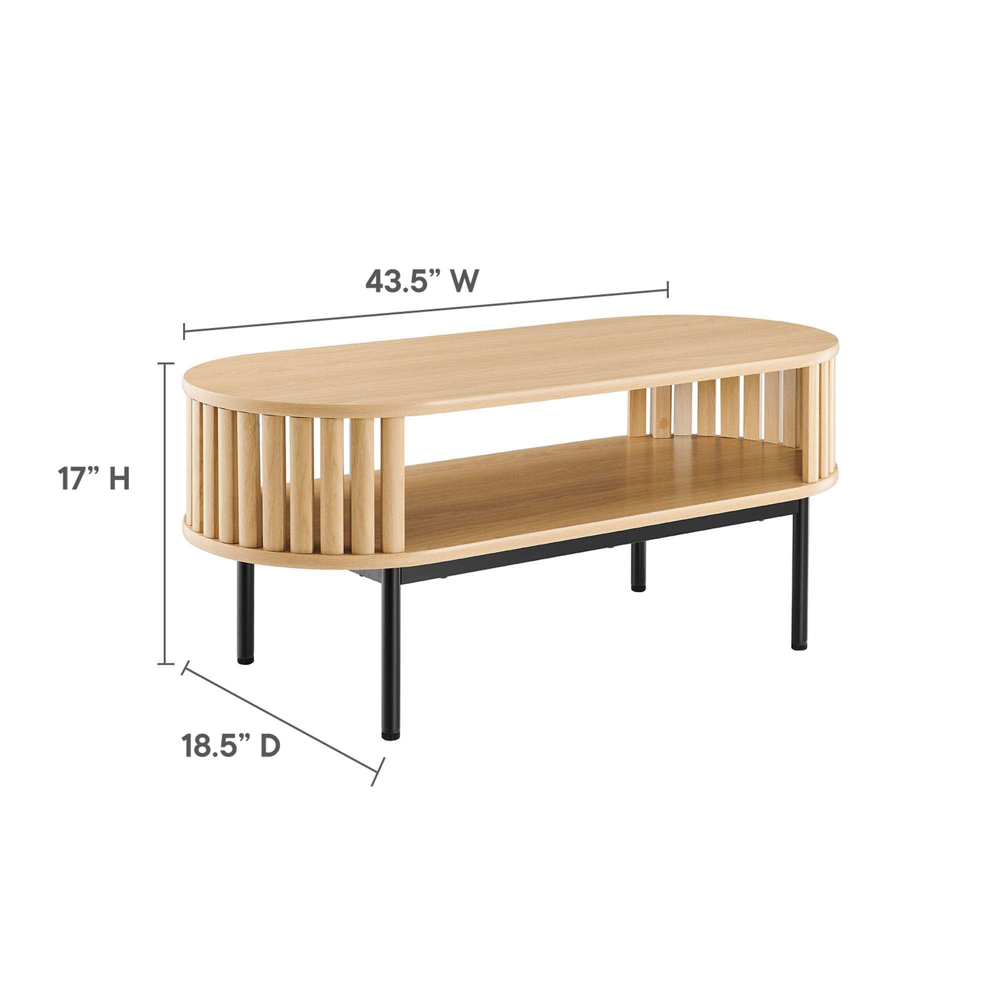 Modway Fortitude Wood Coffee Table
