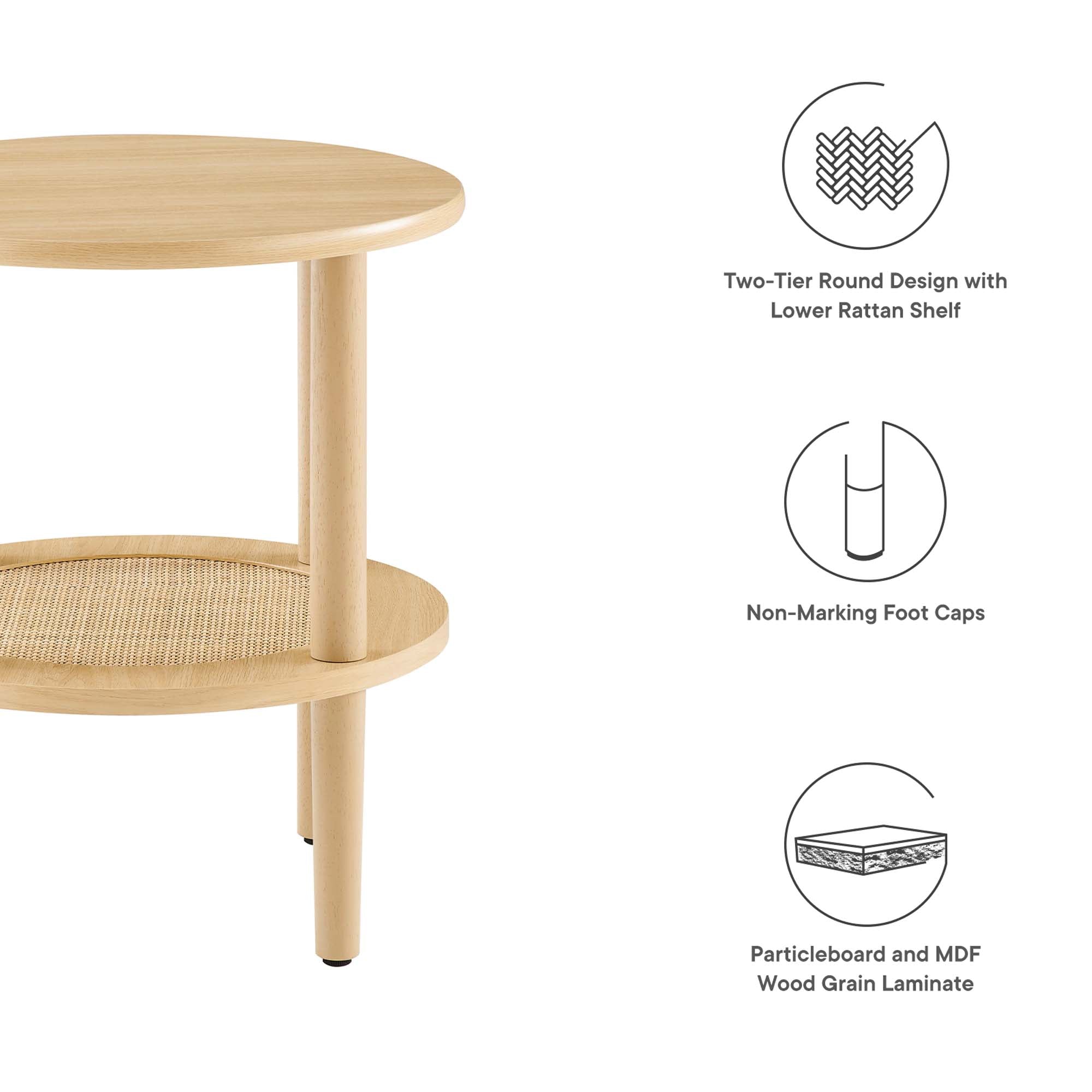 Modway Torus Round Side Table