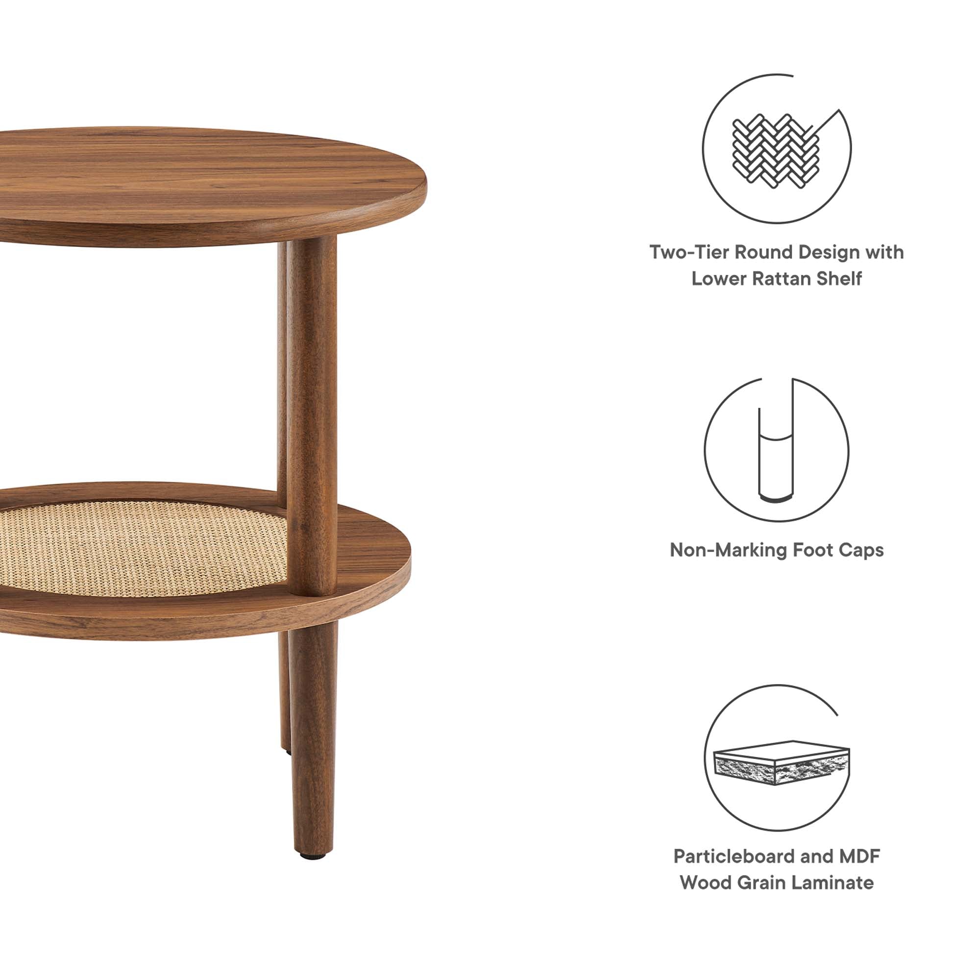 Modway Torus Round Side Table