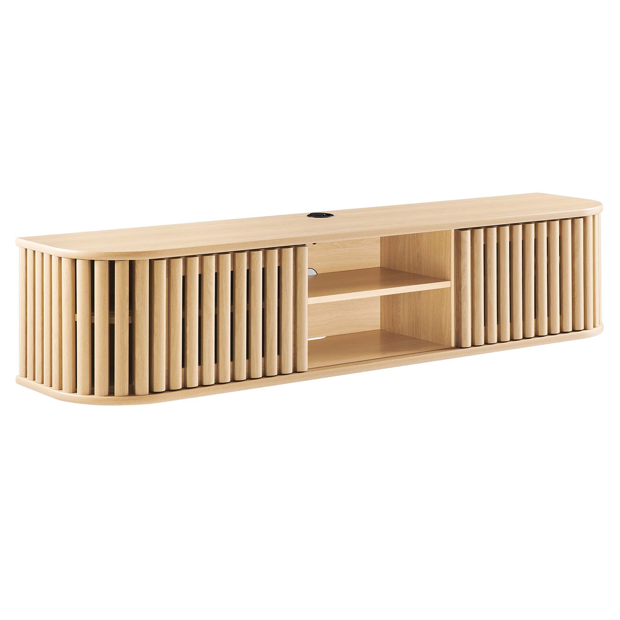Modway Fortitude 63" Wall-Mounted TV Stand