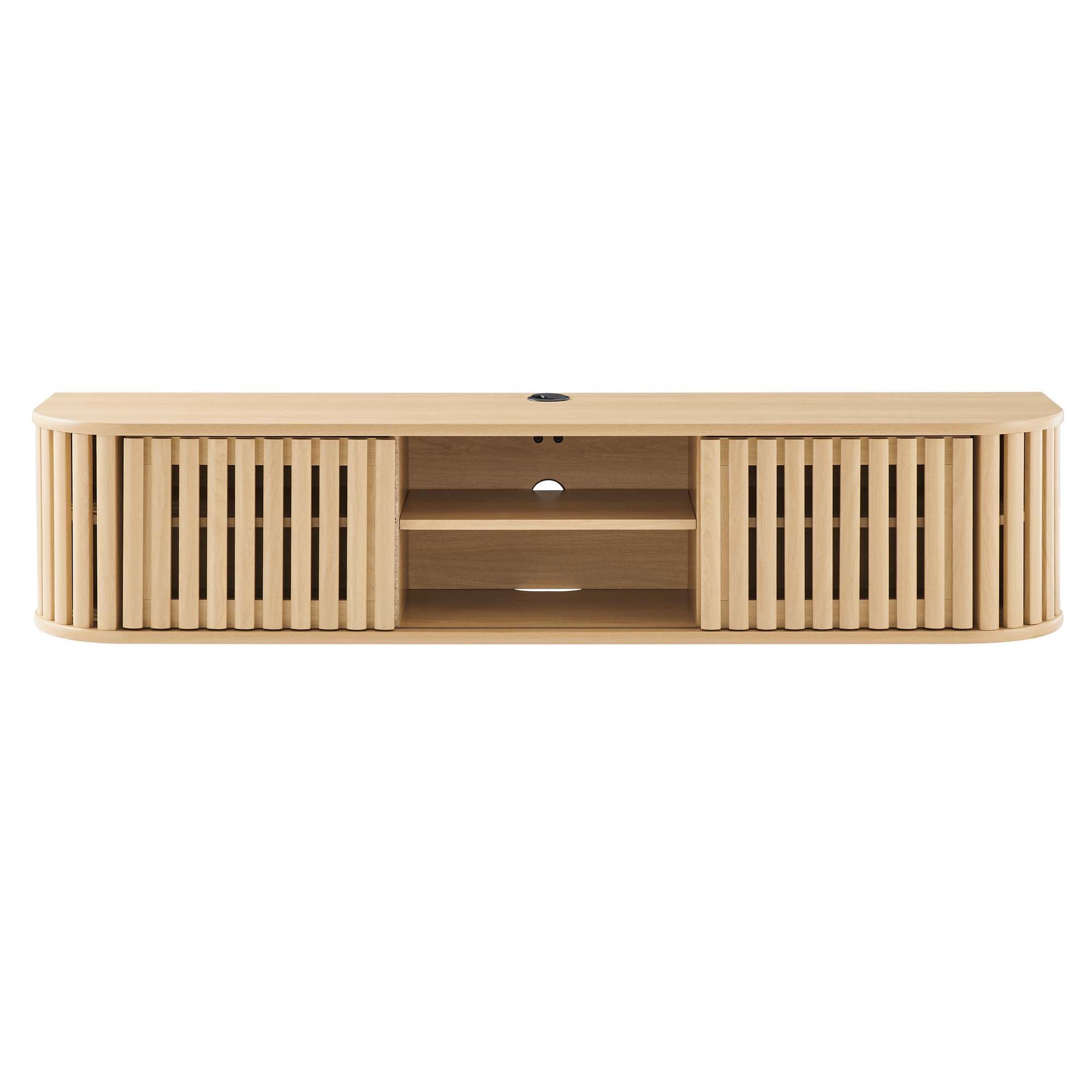 Modway Fortitude 63" Wall-Mounted TV Stand