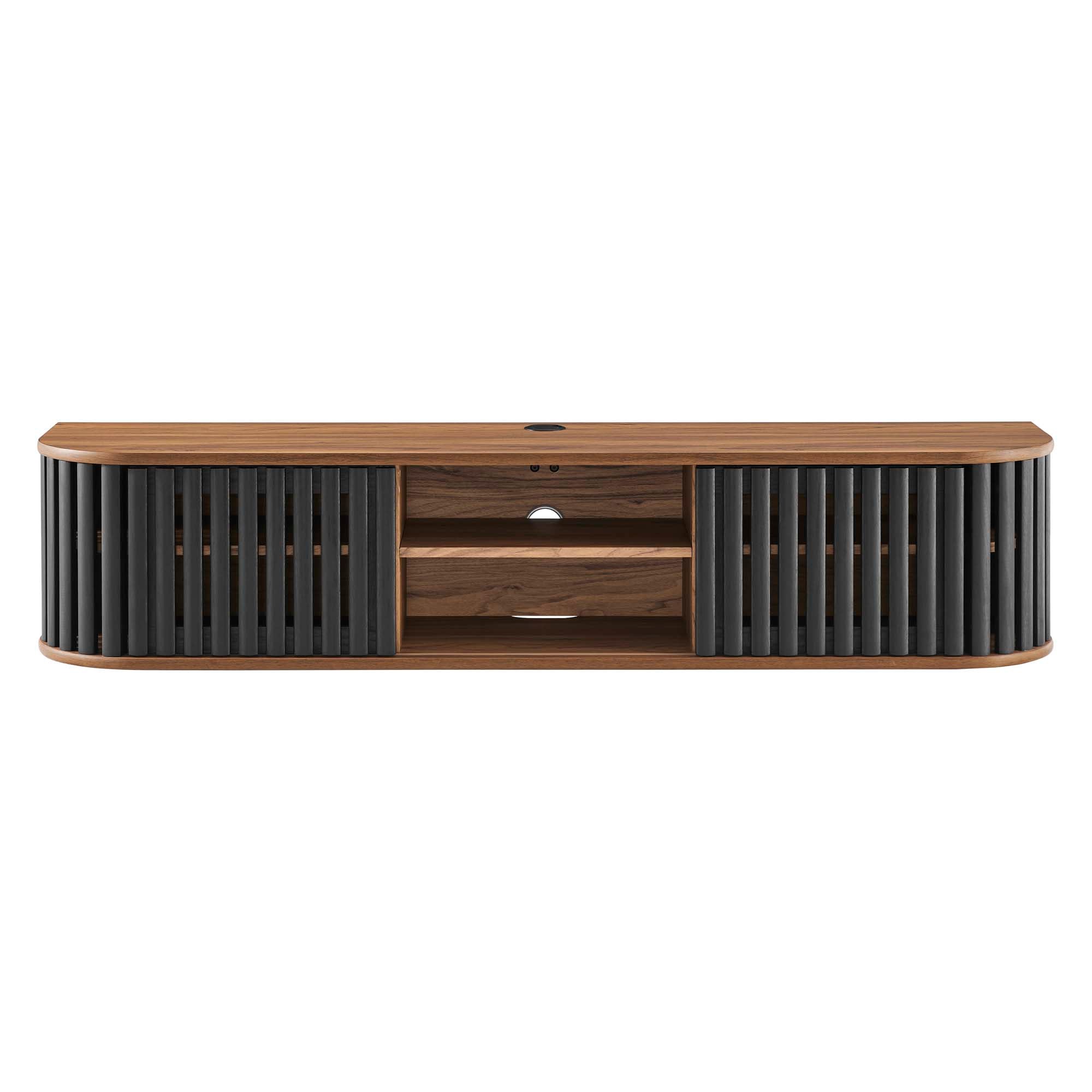 Modway Fortitude 63" Wall-Mounted TV Stand