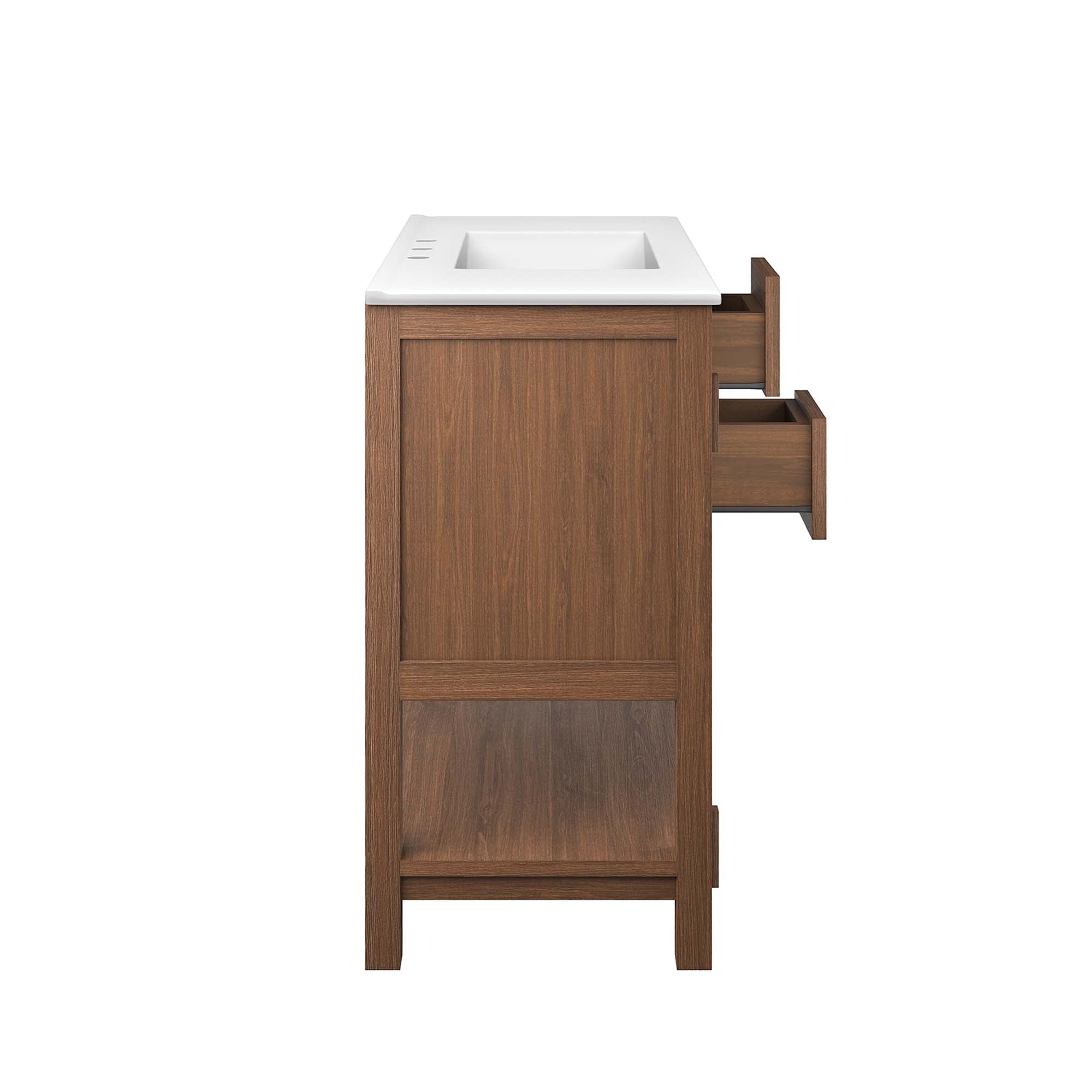 Modway Ashlyn 36” Wood Bathroom Vanity