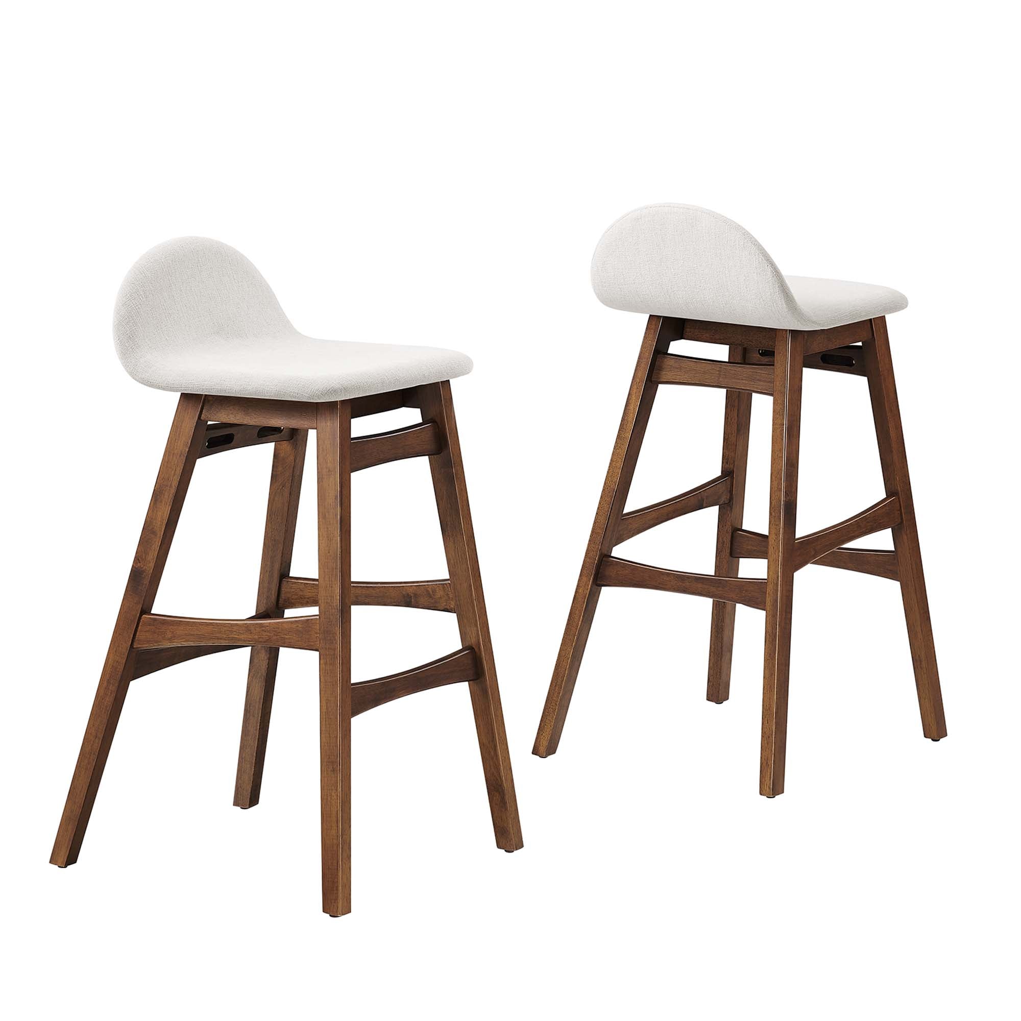 Modway Juno Wood Bar Stool Set of 2