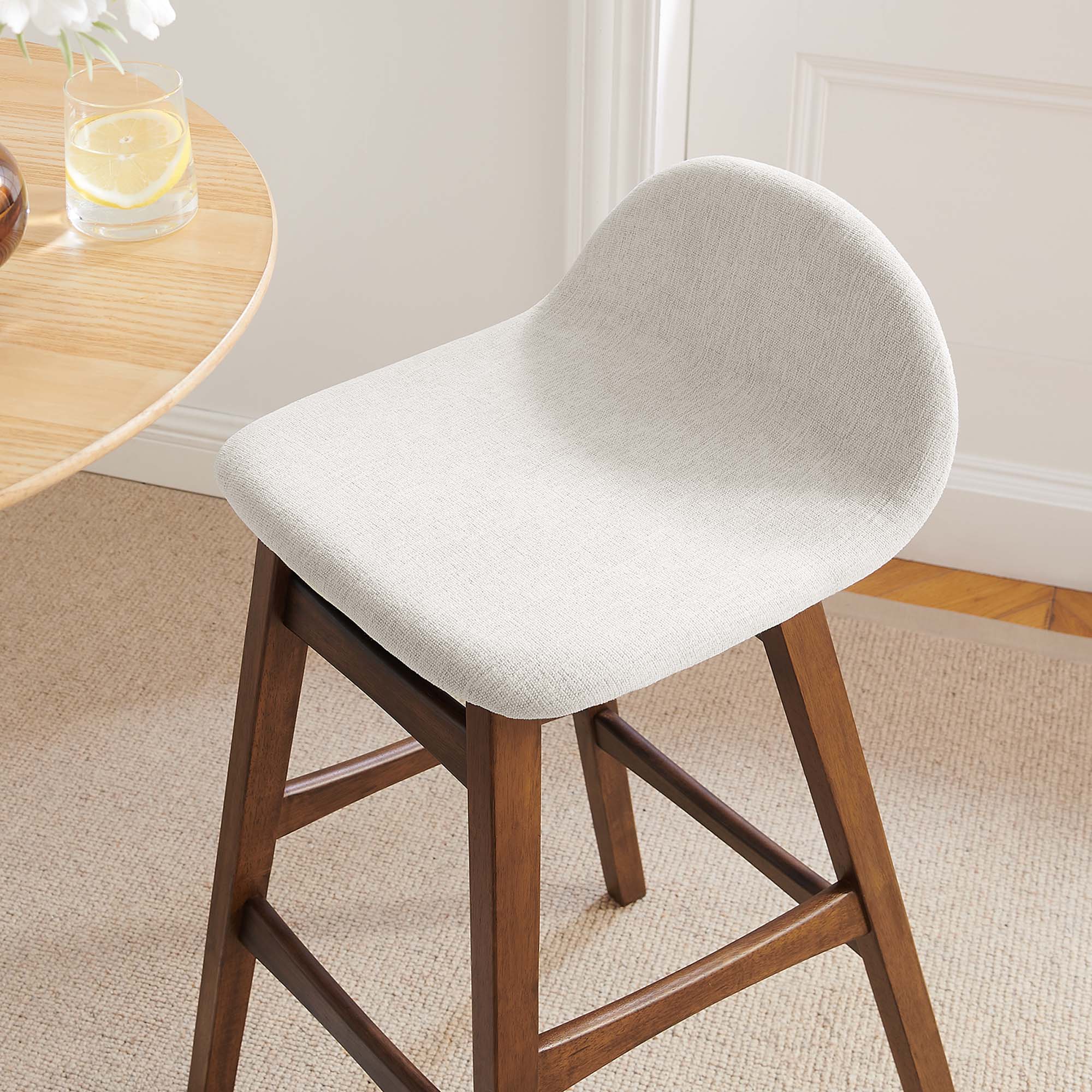 Modway Juno Wood Bar Stool Set of 2