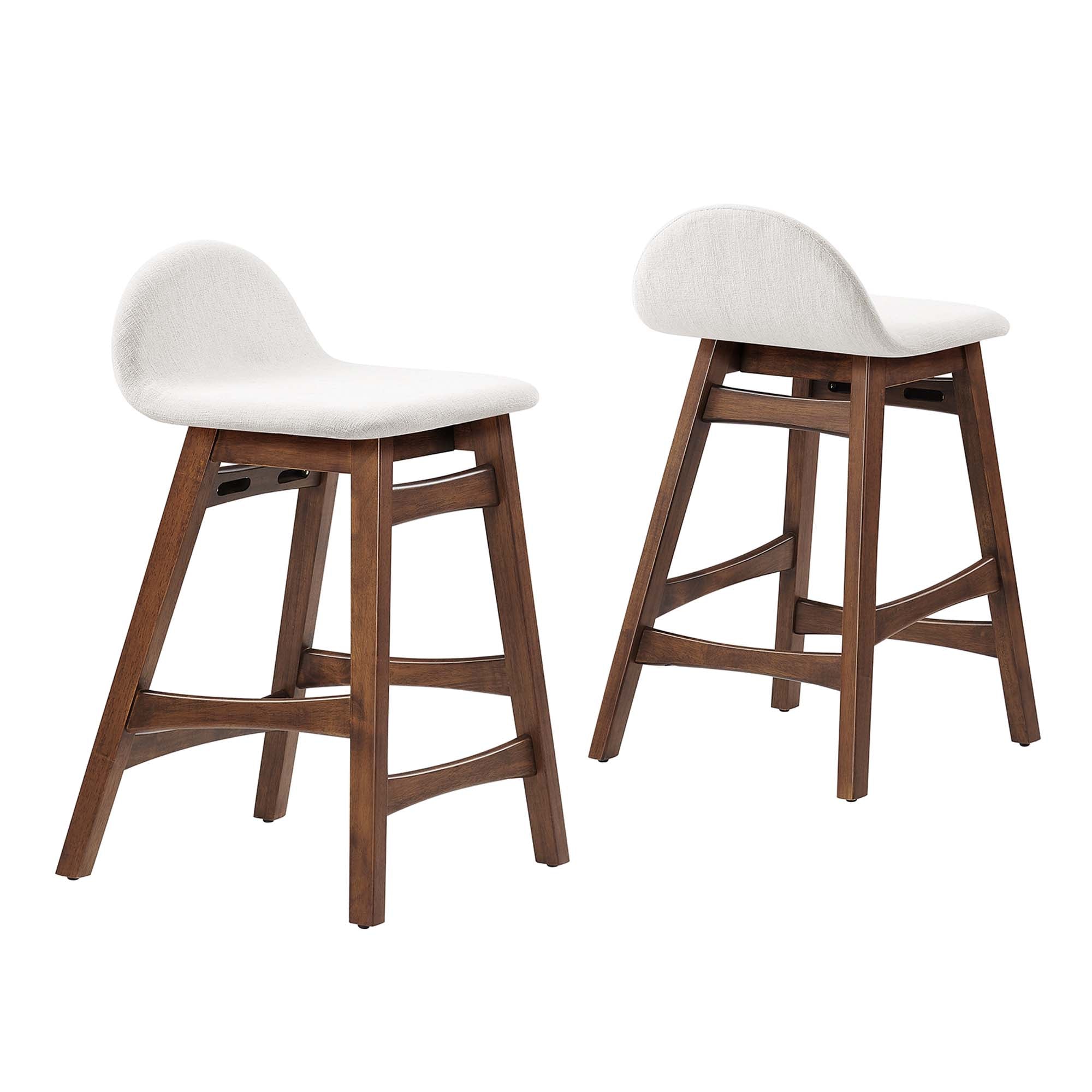 Modway Juno Wood Counter Stool Set of 2