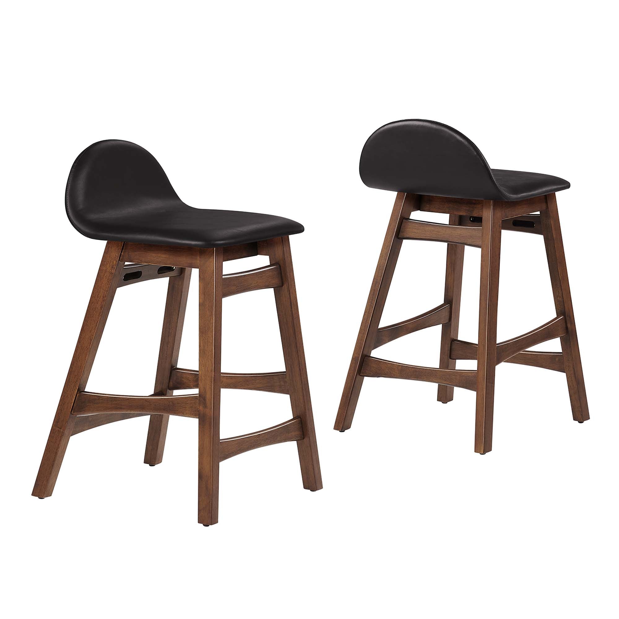 Modway Juno Wood Counter Stool Set of 2