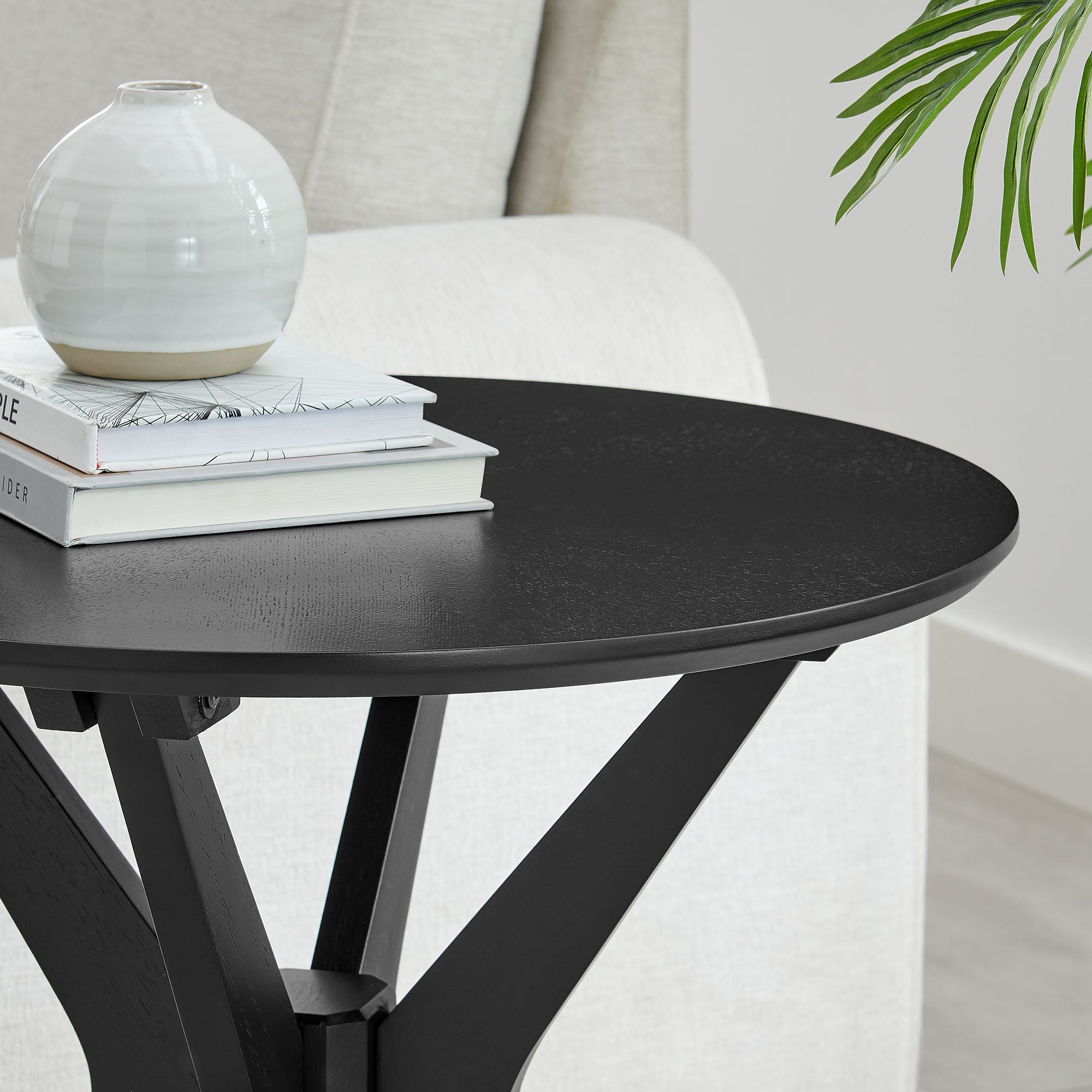Modway Crossroads 24” Round Wood Side Table