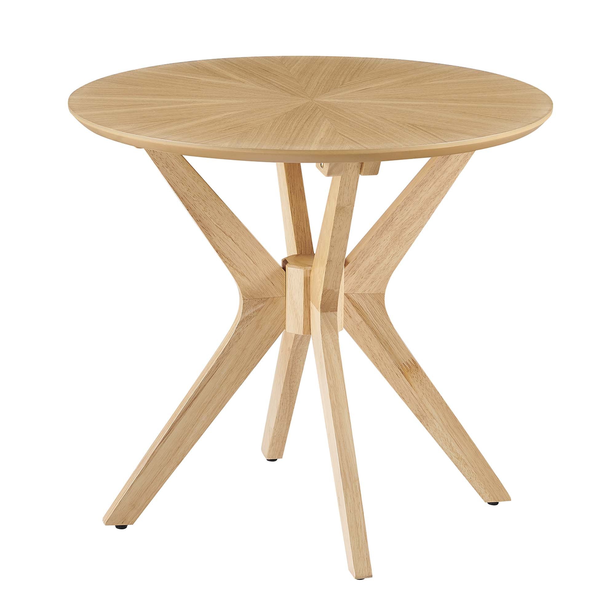 Modway Crossroads 24” Round Wood Side Table