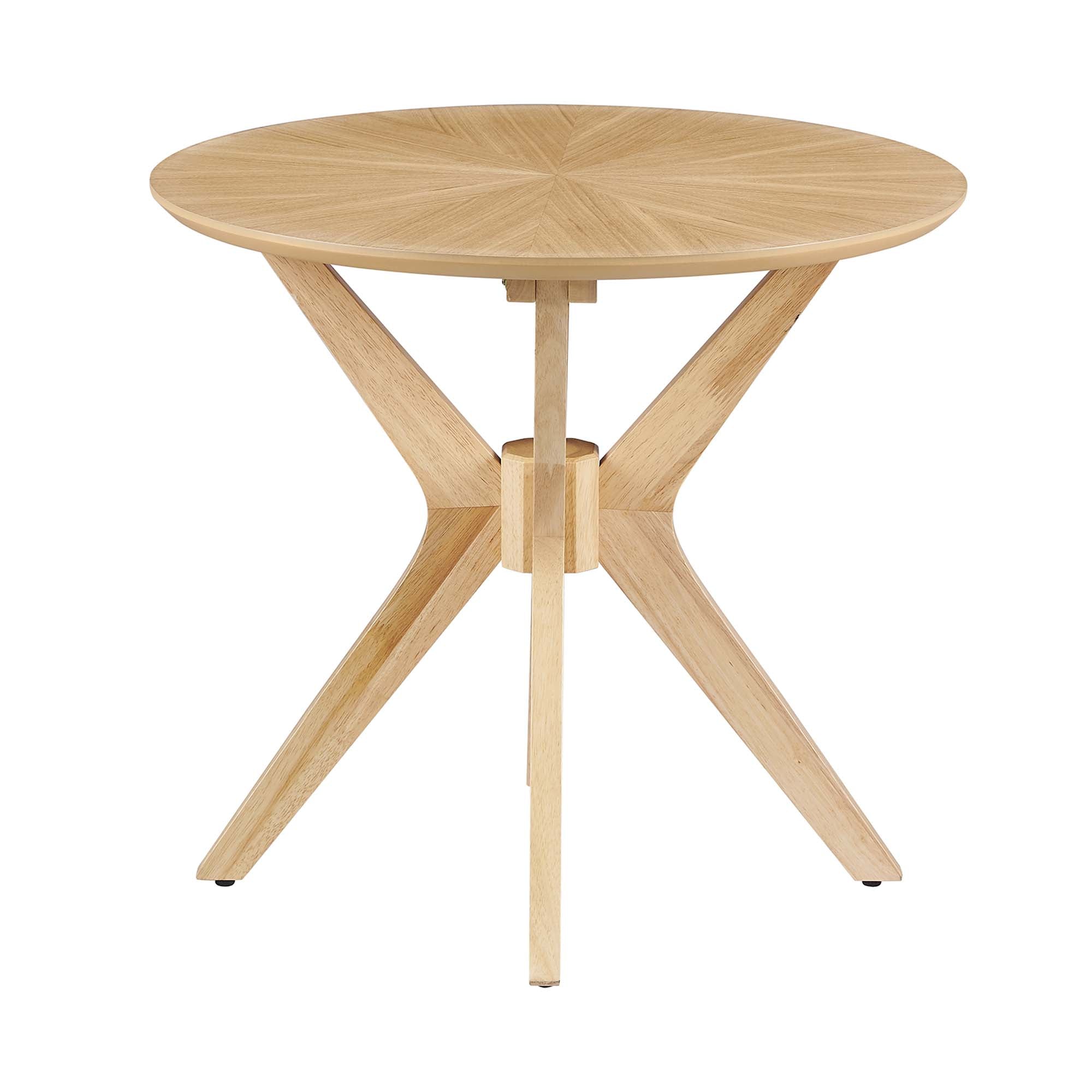 Modway Crossroads 24” Round Wood Side Table