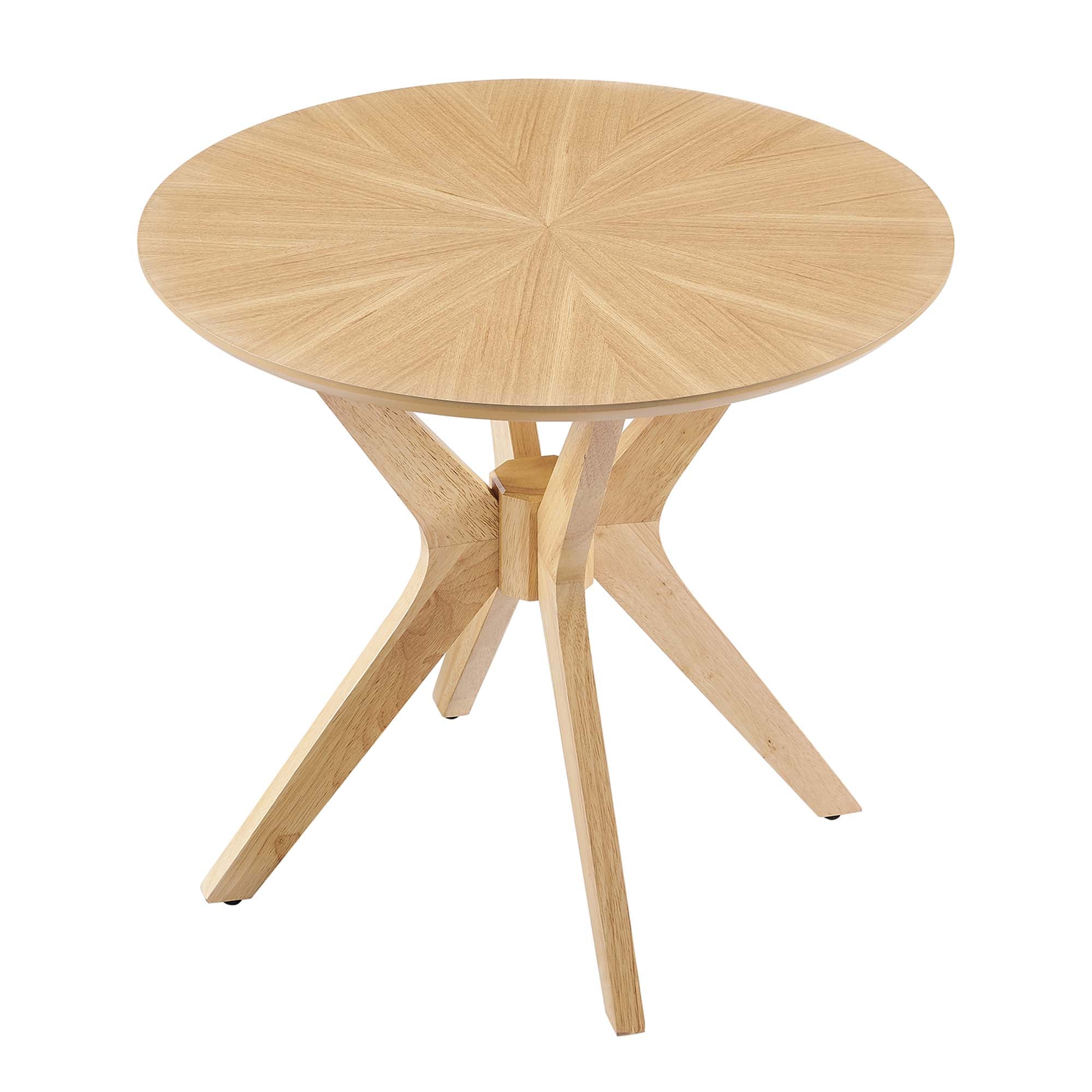 Modway Crossroads 24” Round Wood Side Table