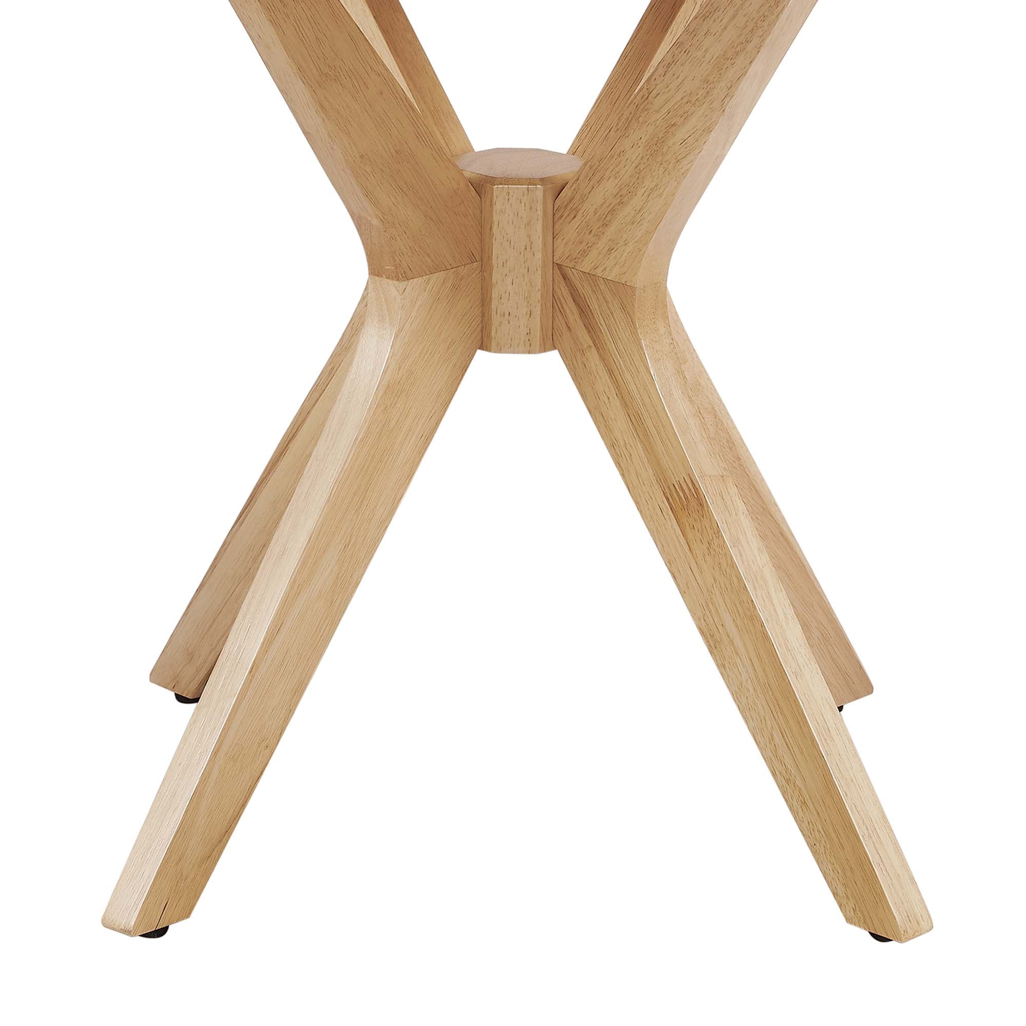 Modway Crossroads 24” Round Wood Side Table