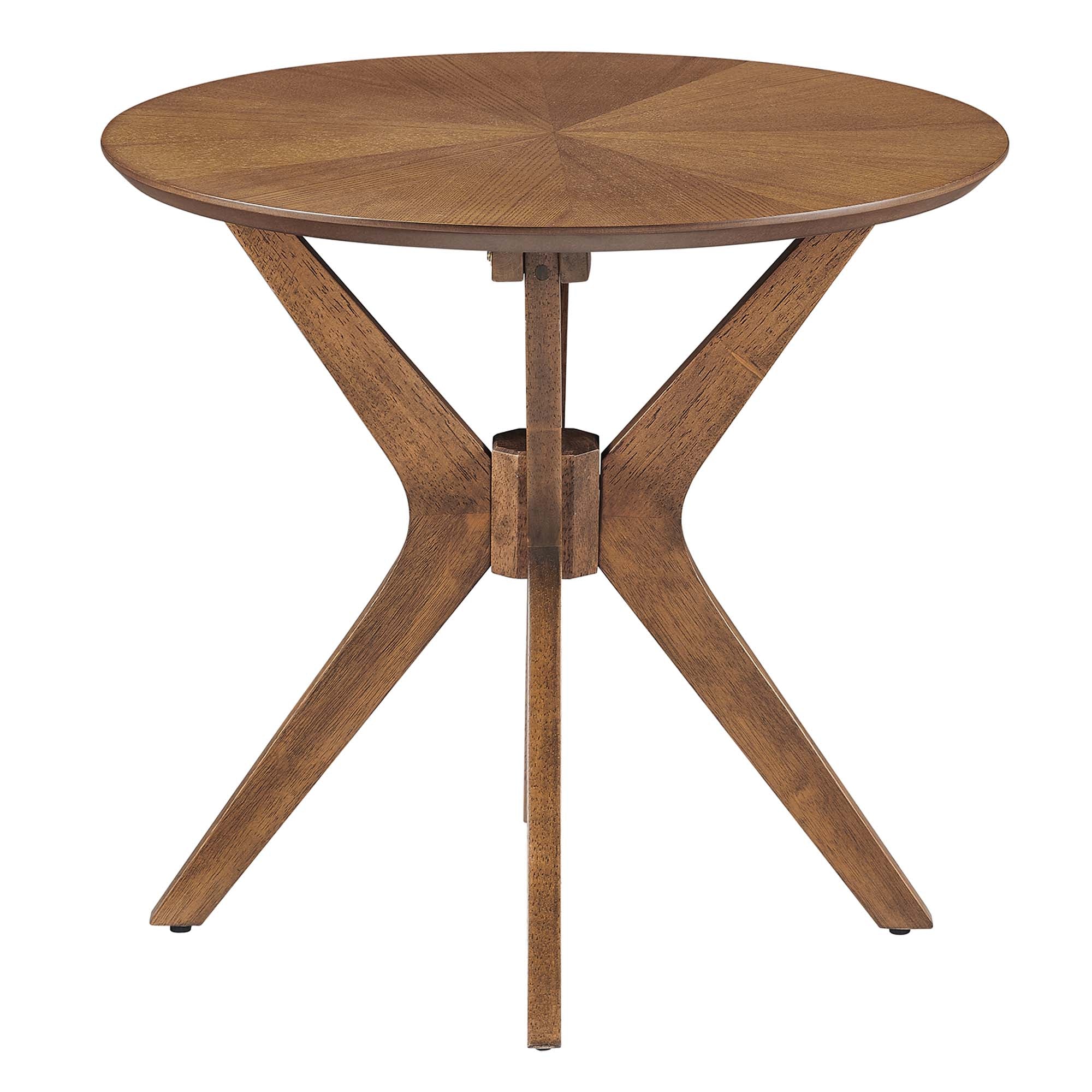 Modway Crossroads 24” Round Wood Side Table