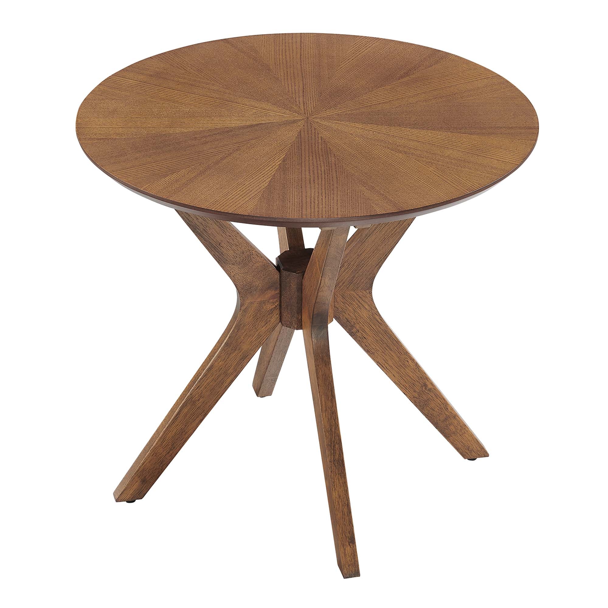 Modway Crossroads 24” Round Wood Side Table