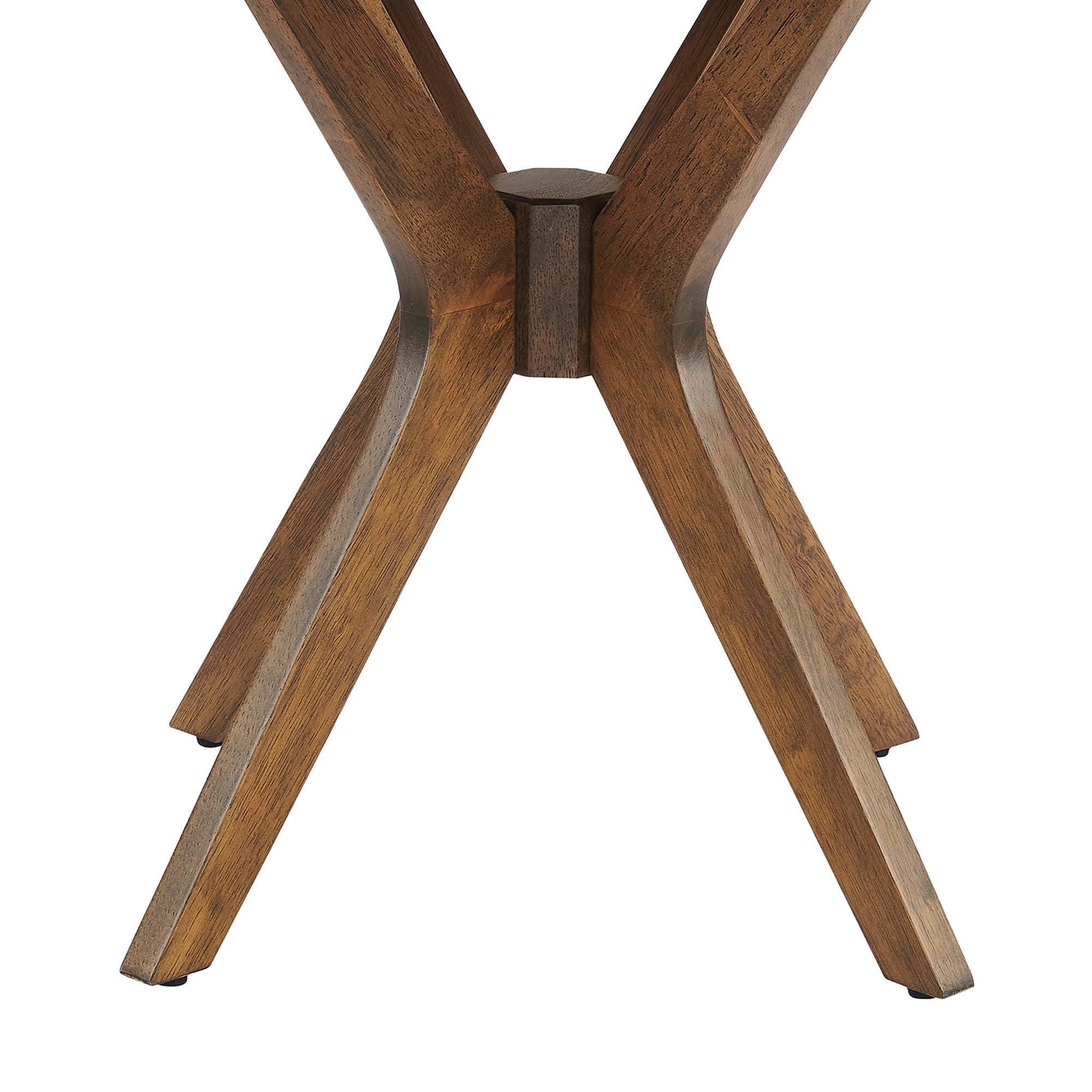 Modway Crossroads 24” Round Wood Side Table