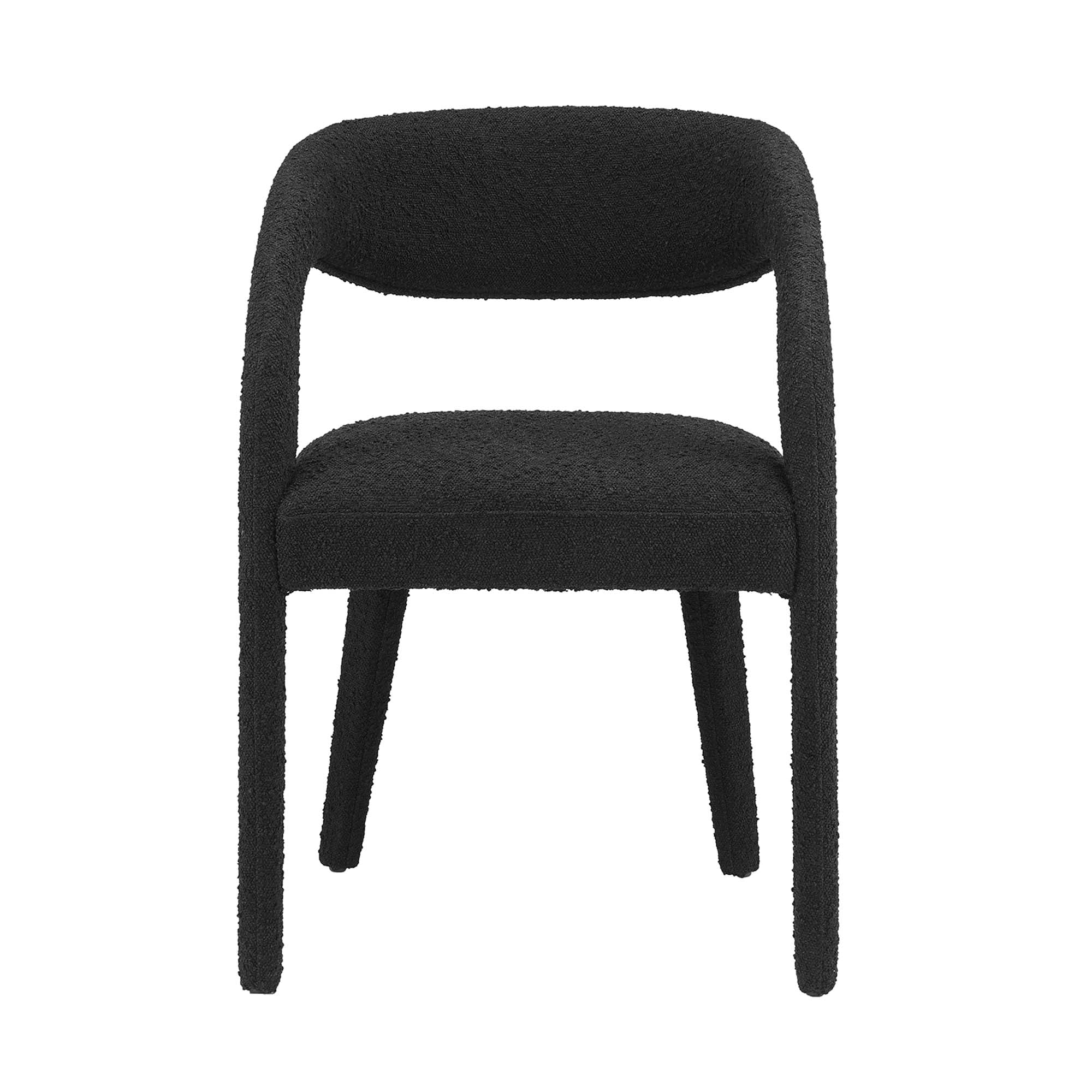 Modway Pinnacle Boucle Upholstered Dining Chair Set of 2