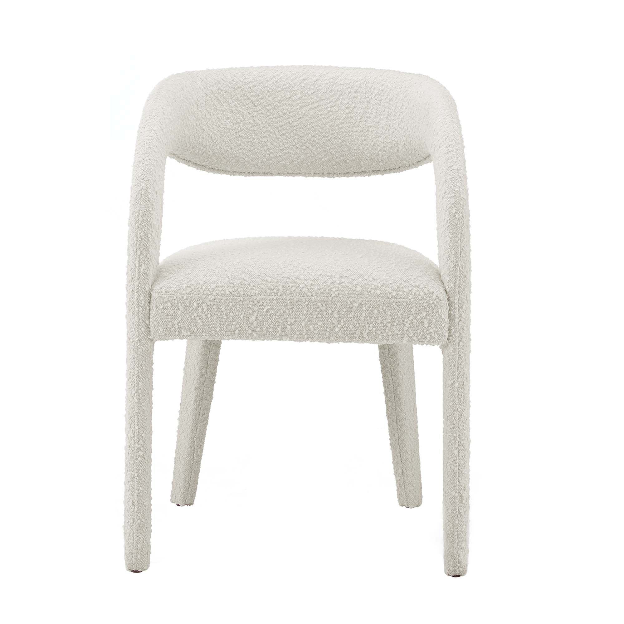 Modway Pinnacle Boucle Upholstered Dining Chair Set of 2