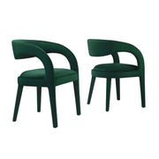 Modway Pinnacle Performance Velvet Dining Chair Set of 2