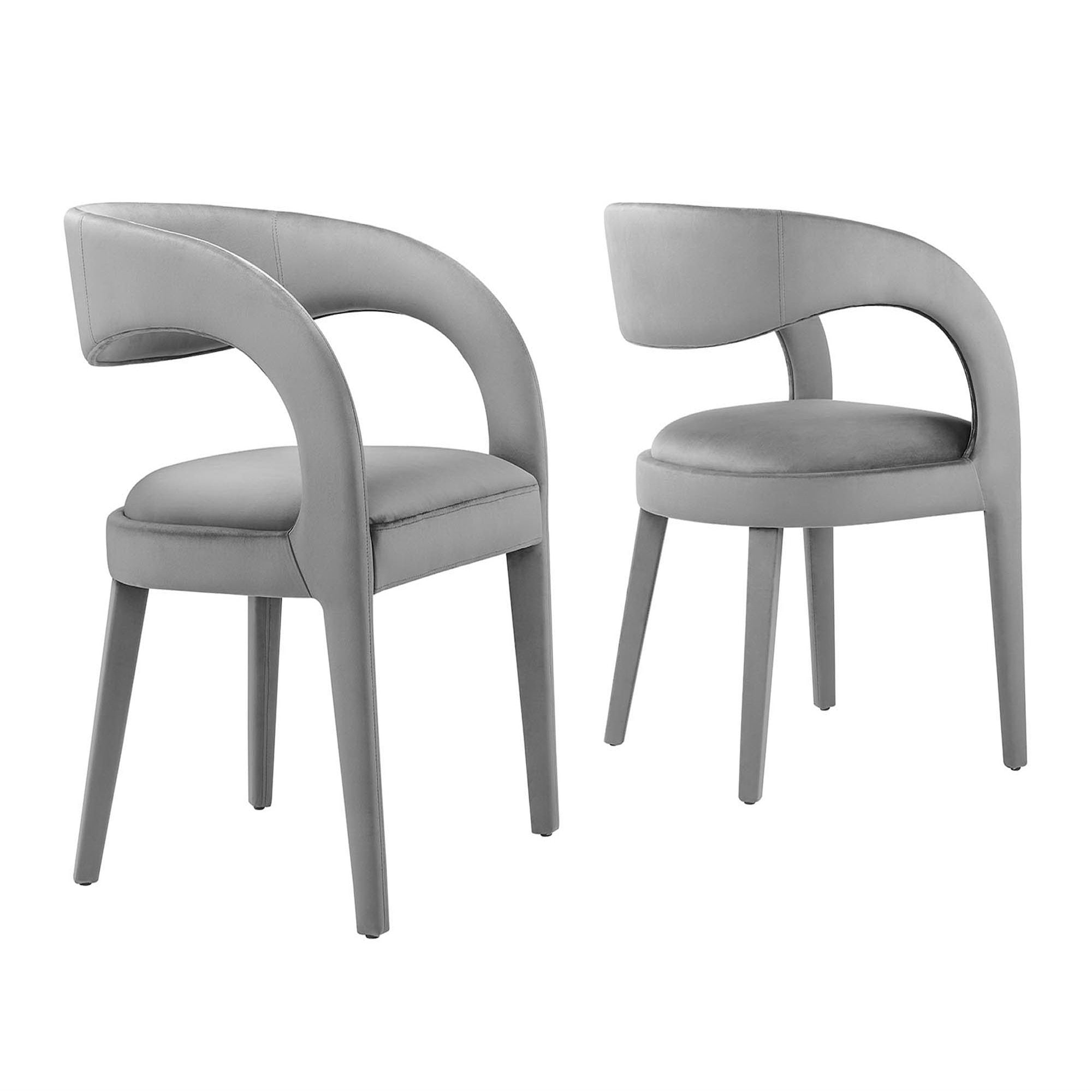 Modway Pinnacle Performance Velvet Dining Chair Set of 2