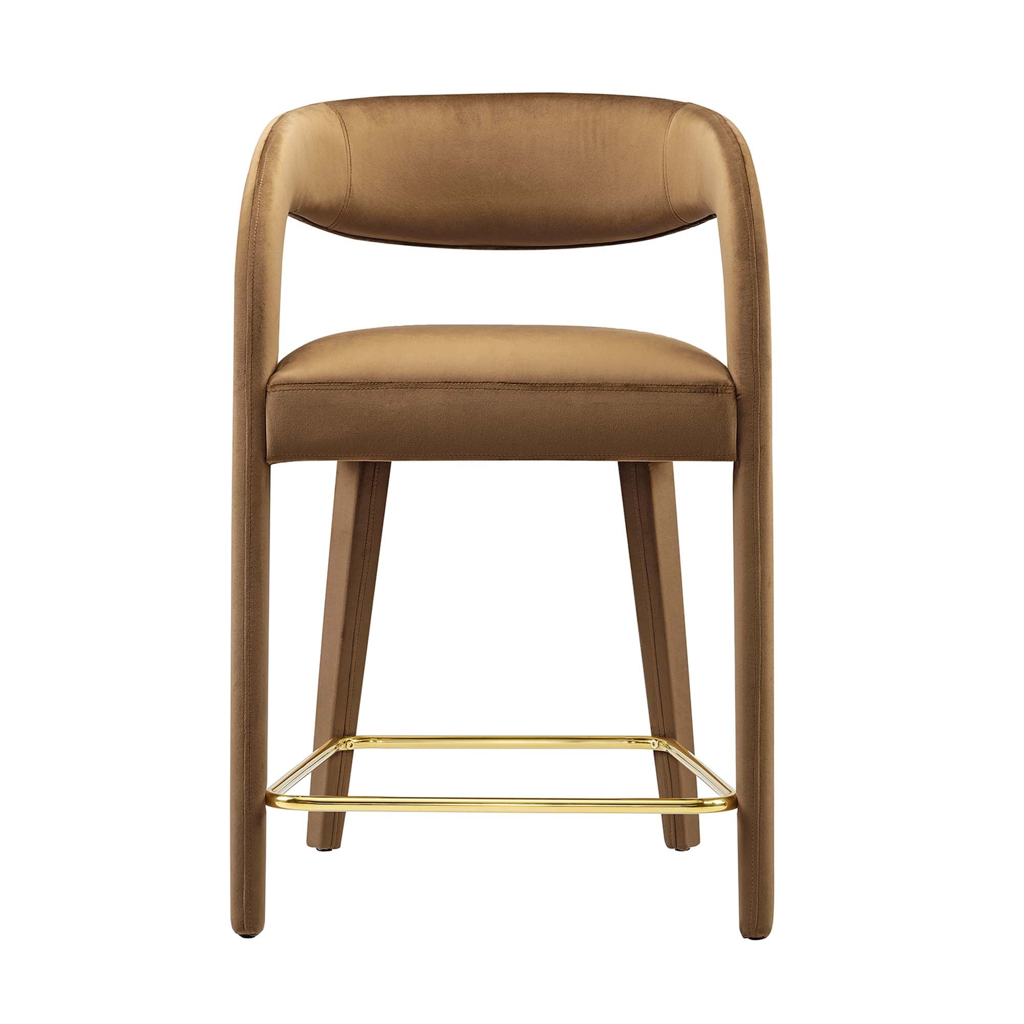 Modway Pinnacle Performance Velvet Counter Stool Set of 2