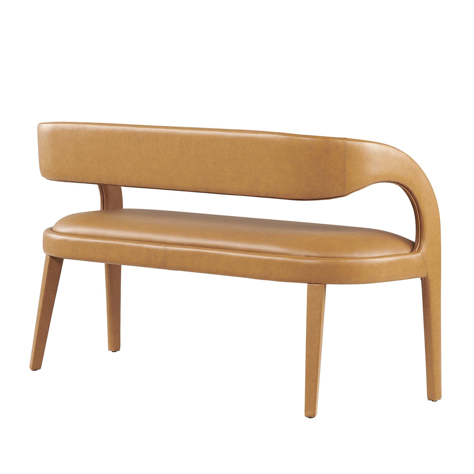 Modway Pinnacle Vegan Leather Accent Bench
