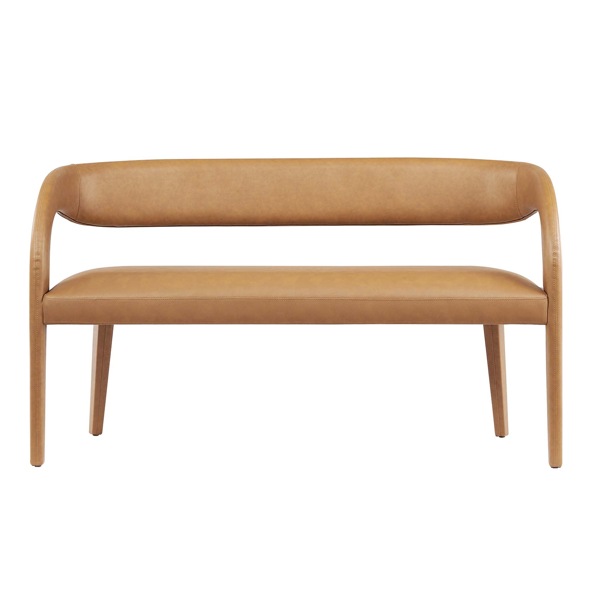 Modway Pinnacle Vegan Leather Accent Bench