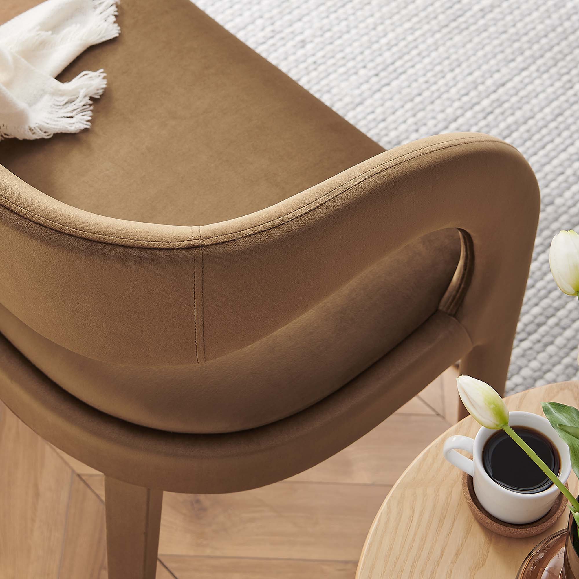 Modway Pinnacle Performance Velvet Accent Bench
